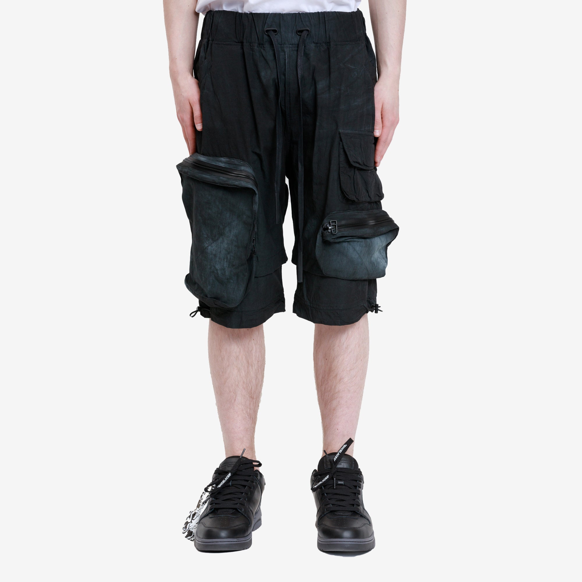 GALL Layered Congo Shorts Black Stone - 1