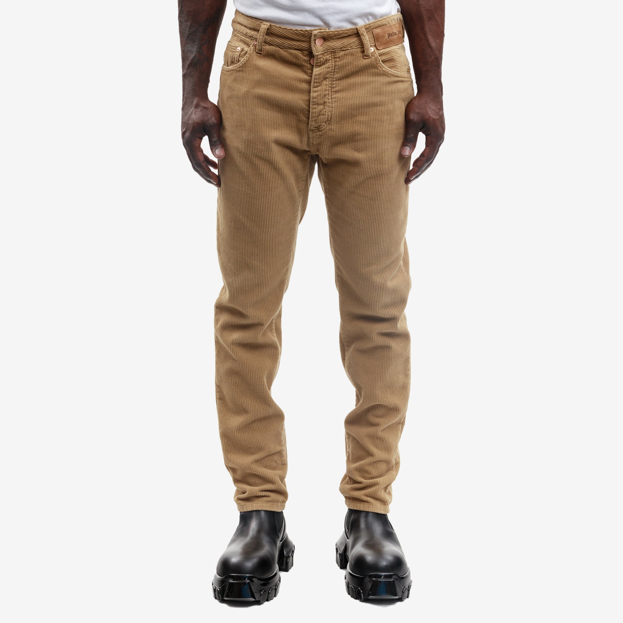 Photo of Palm Angels Corduroy Logo Pants - 1