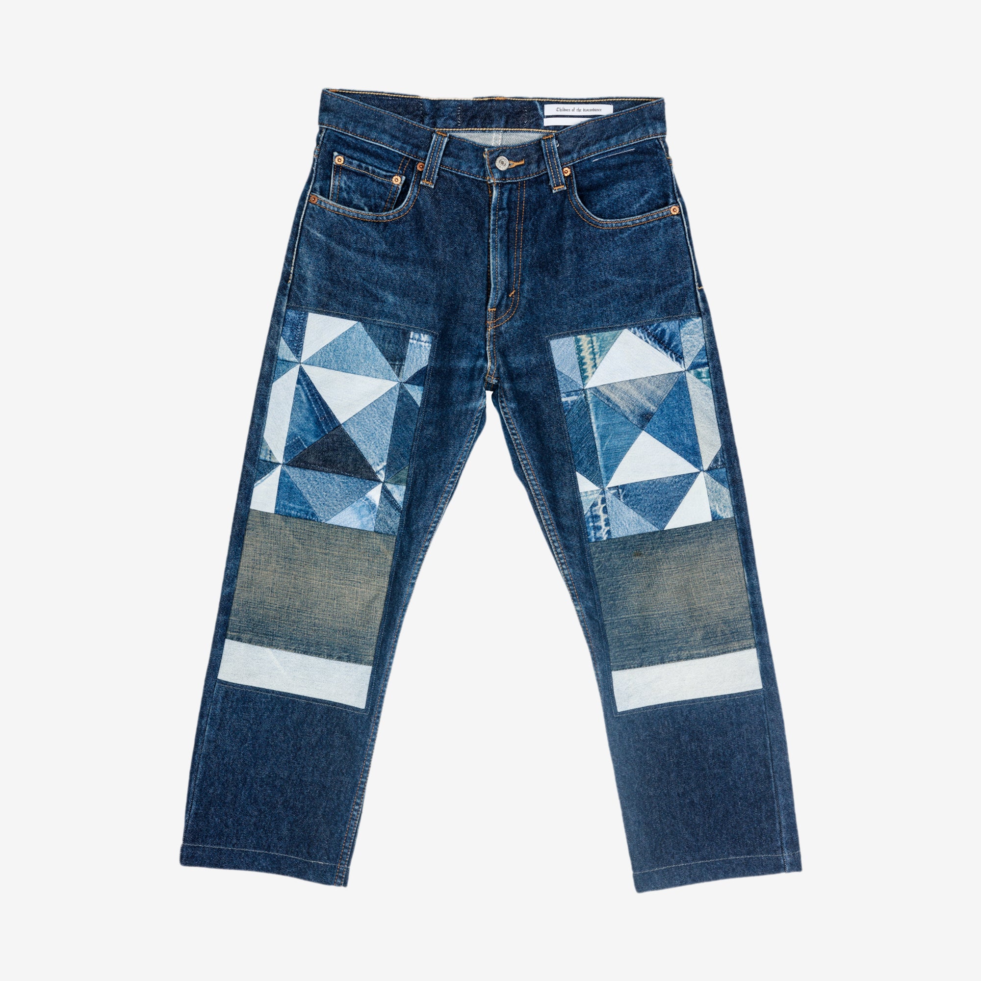 Children of the Discordance NY Old Patch Jeans Blue - 5