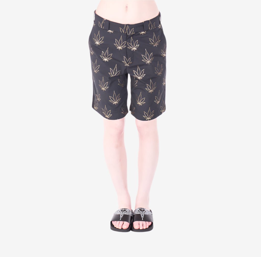 Photo of Palm Angels Tuxedo Marihuana Shorts - 2