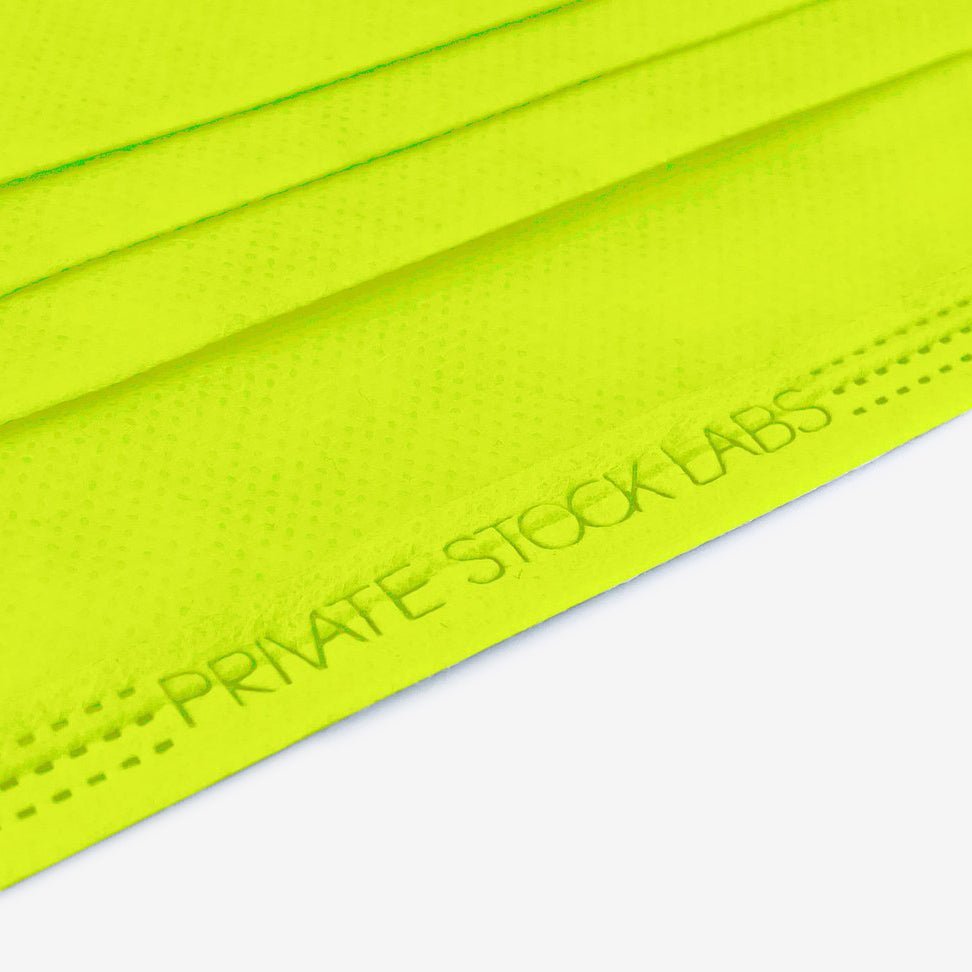 Private Stock Labs 4 - Ply Lime Protective Mask Lime - 3