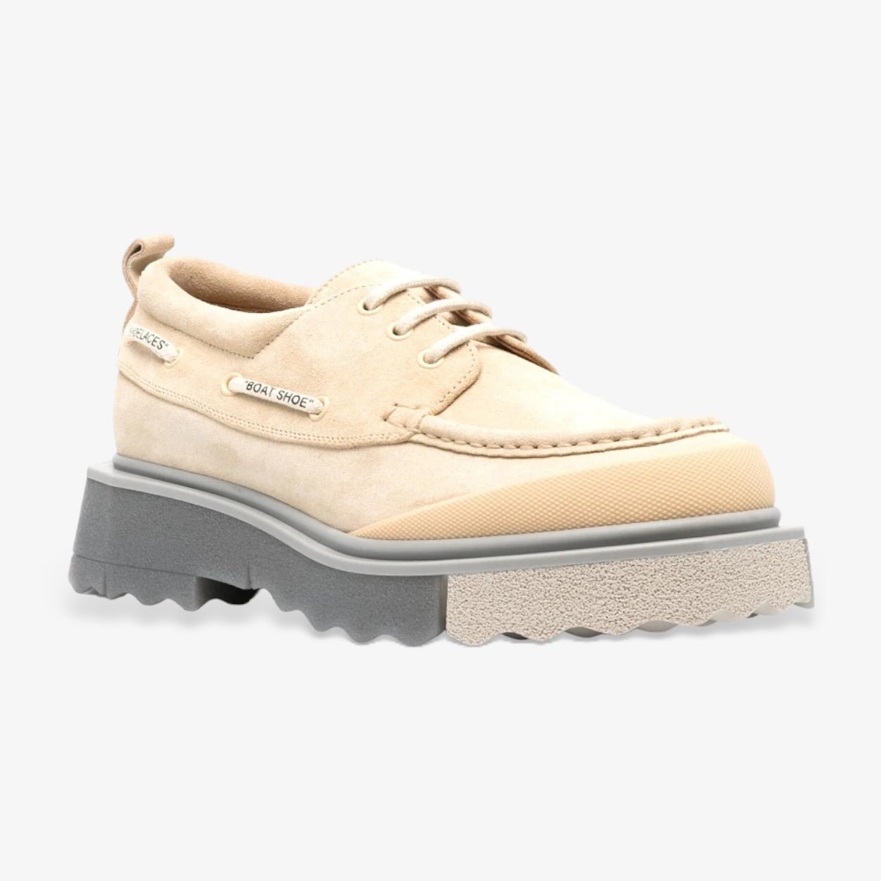 Off - White SPONGE SUEDE BOATSHOE BEIGE BEIGE BEIGE - 1
