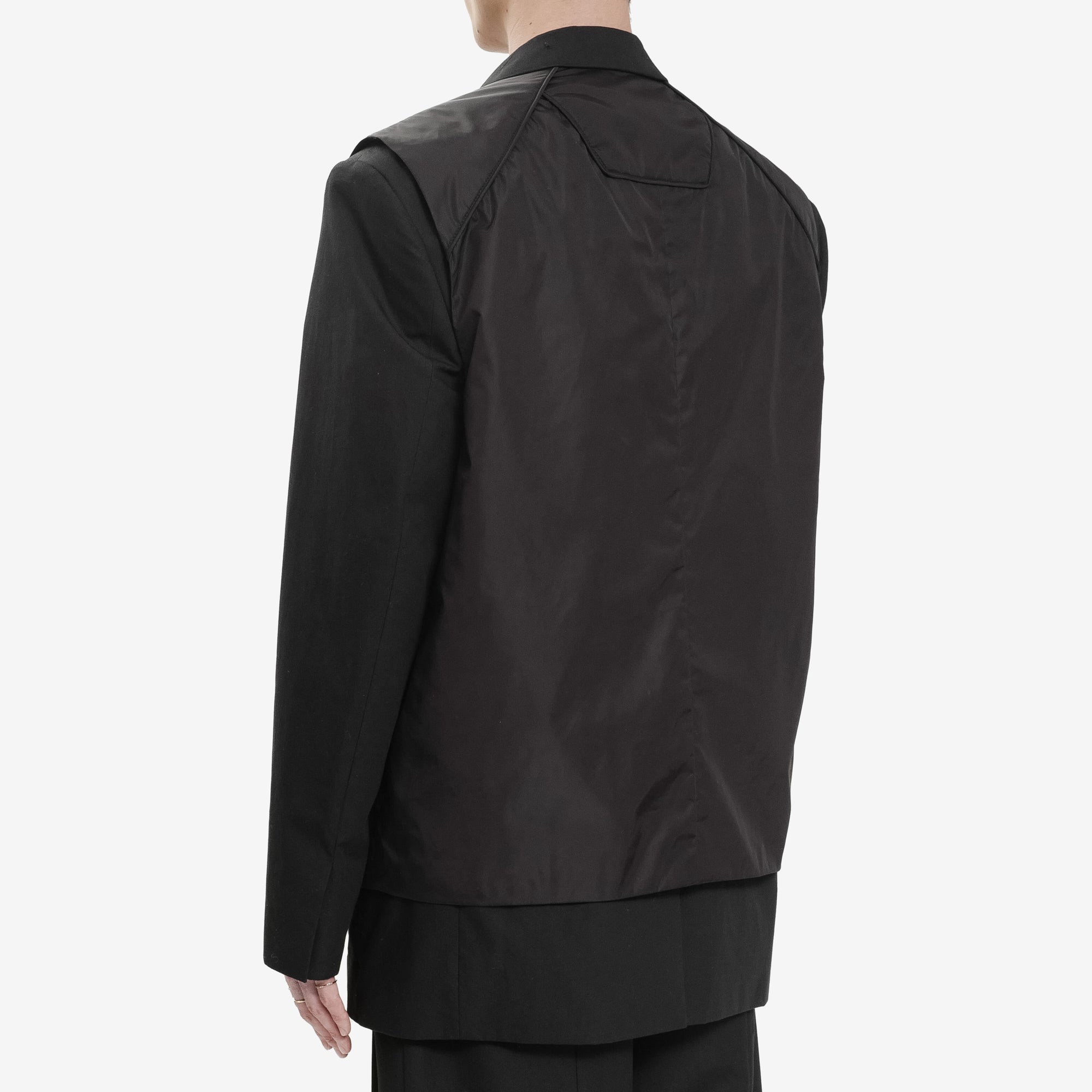 Juun.J Detachable Vest Jacket Black - 4