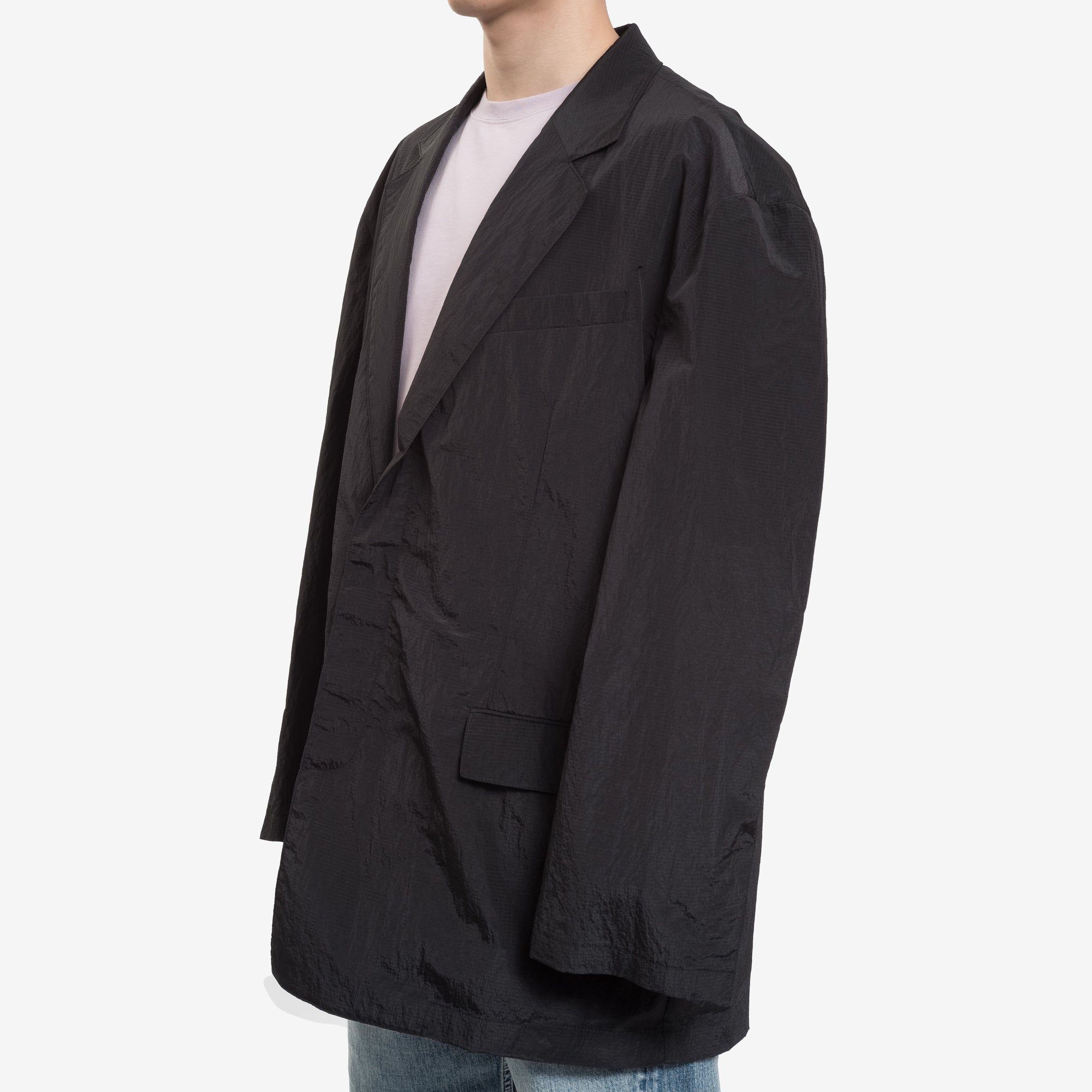 Juun.J Power Shoulder Jacket Black - 4