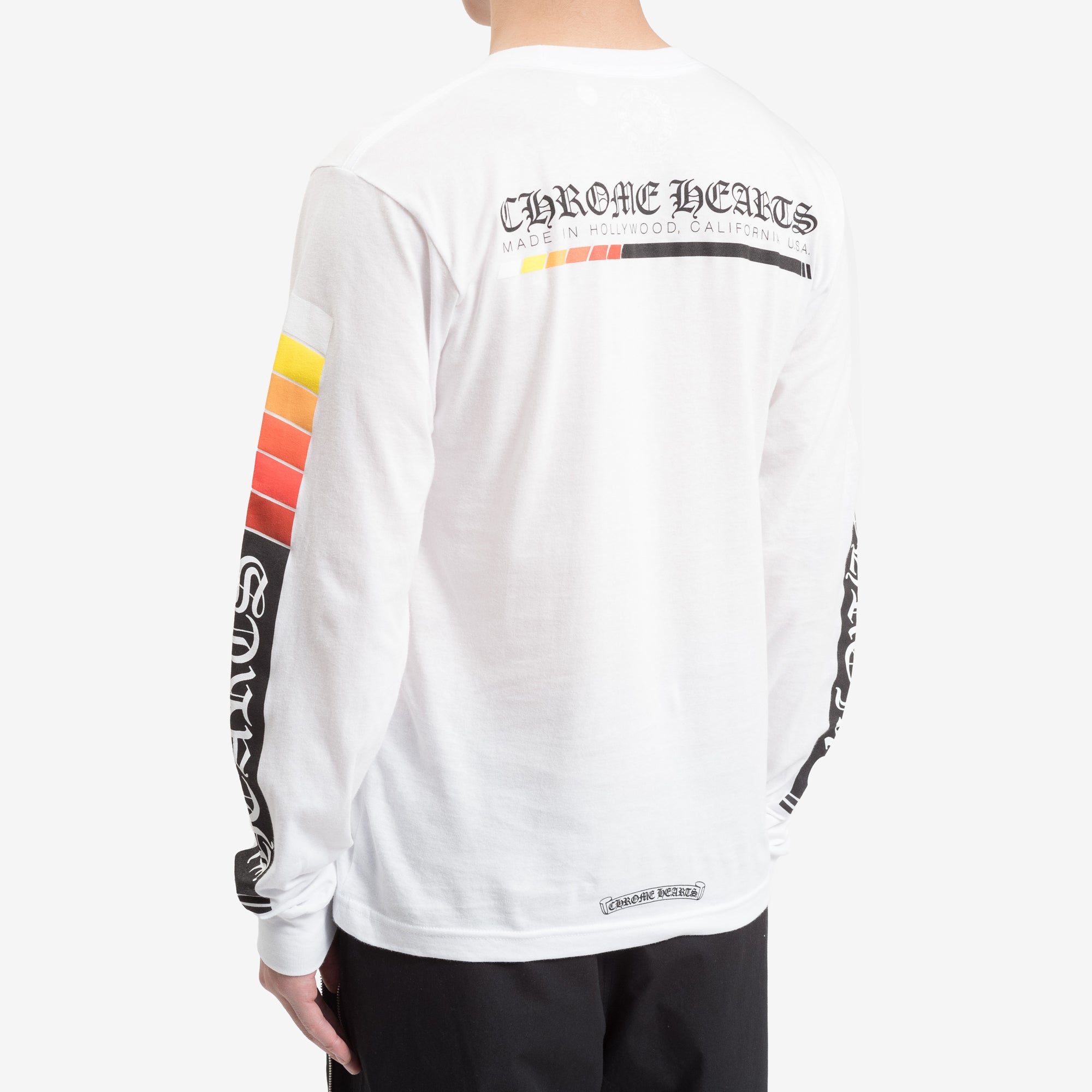 Chrome Hearts CH Made in Hollywood LS T-Shirt White - 4