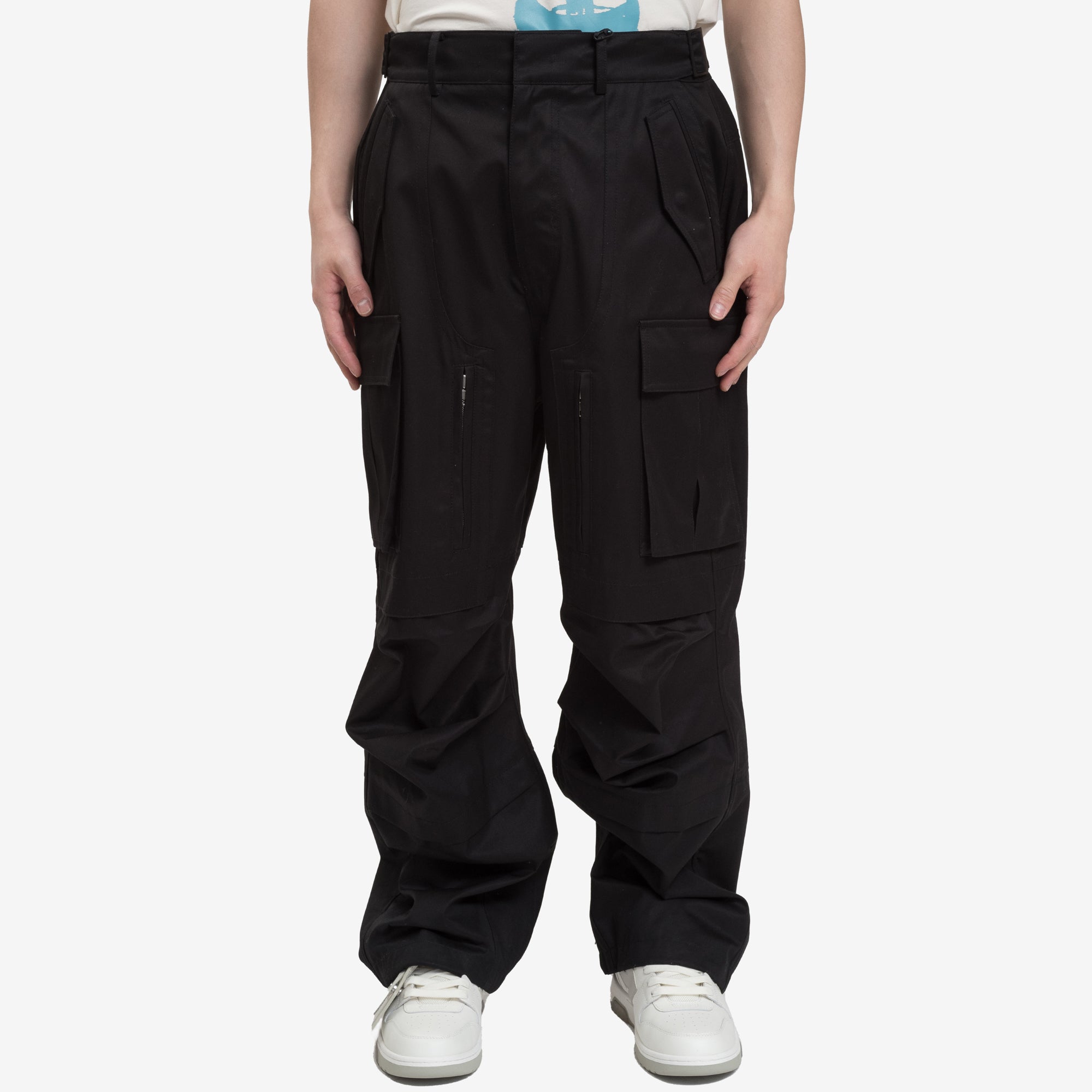 Juun.J Double Layered Cargo Pants Black - 1