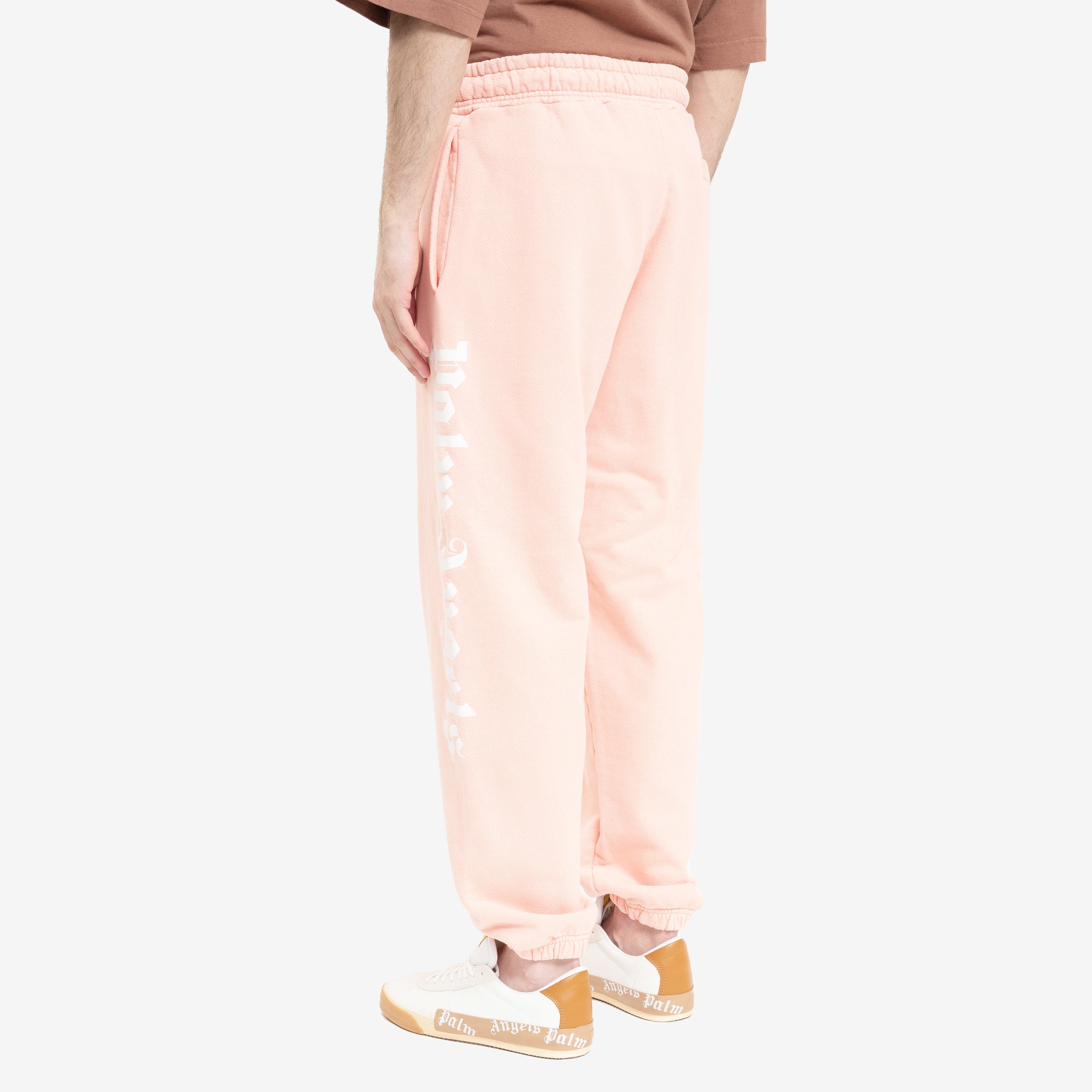 Palm Angels GD Logo Sweatpants Salmon - 4