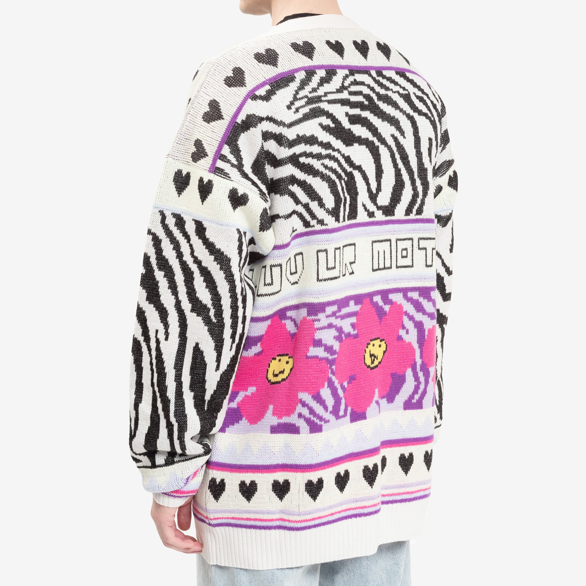 COOL T.M Jacquard Cardigan Multi - 4