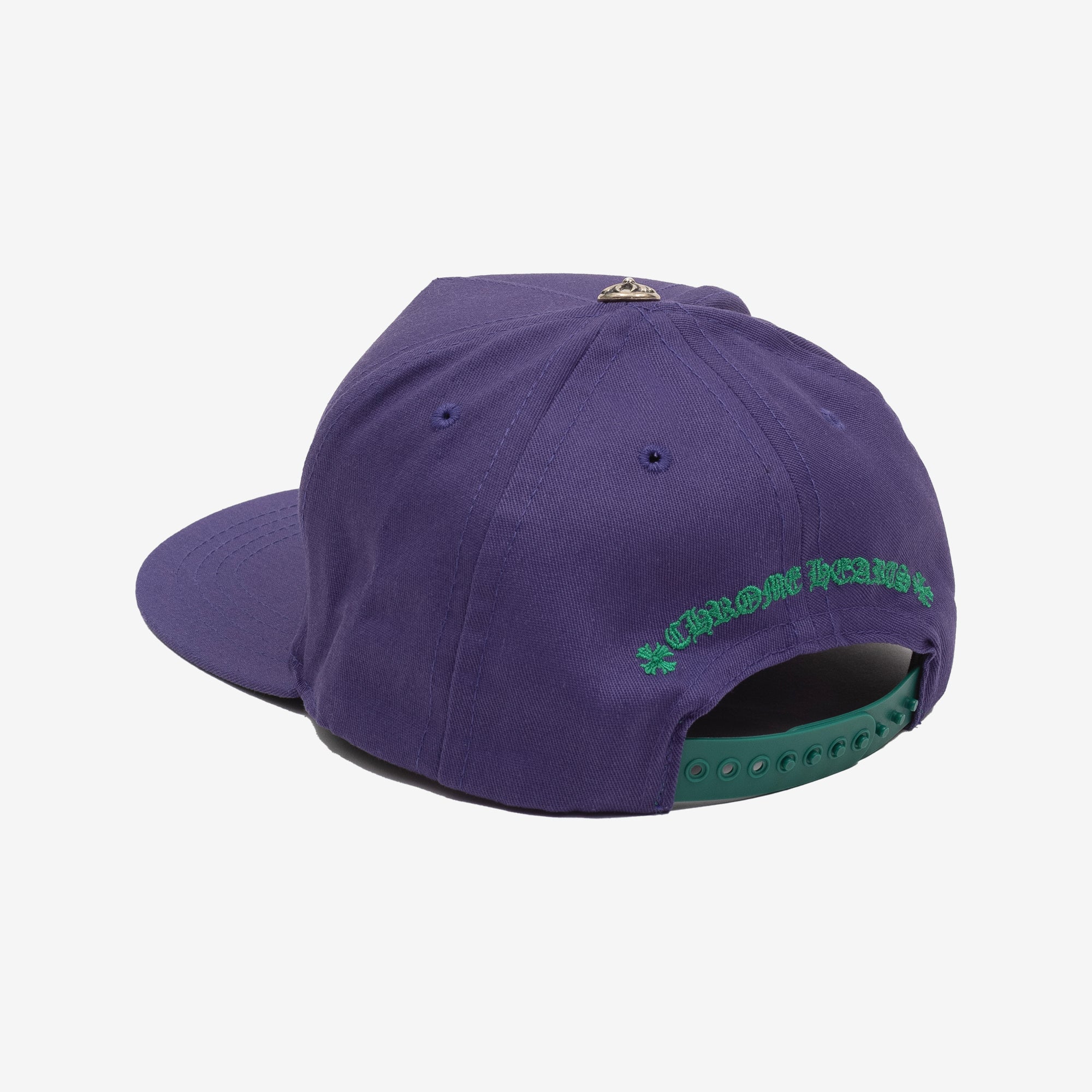 Chrome Hearts CH Denim Baseball Cap Purple - 2