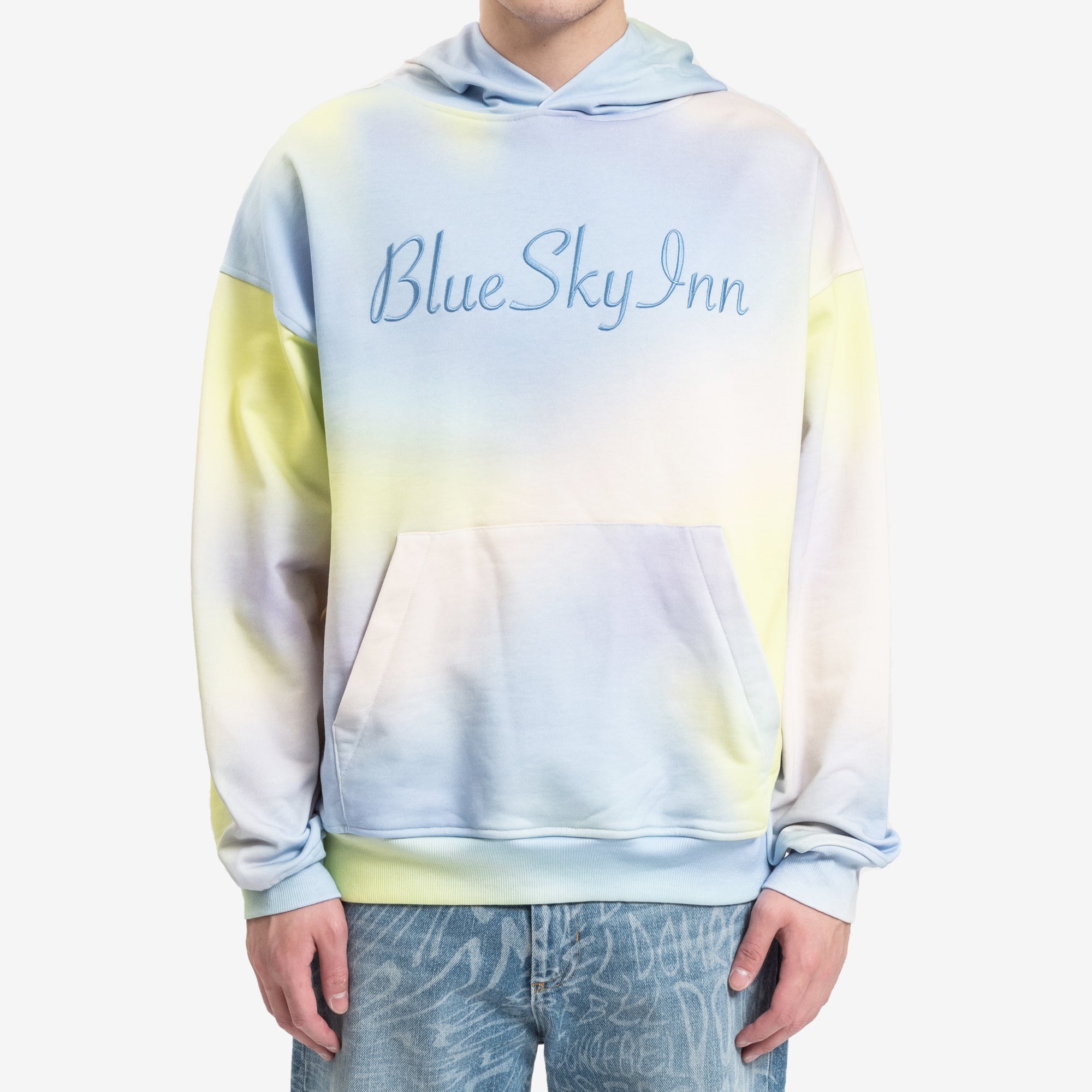 Blue Sky Inn Tie Dye Hoody Blue - 1