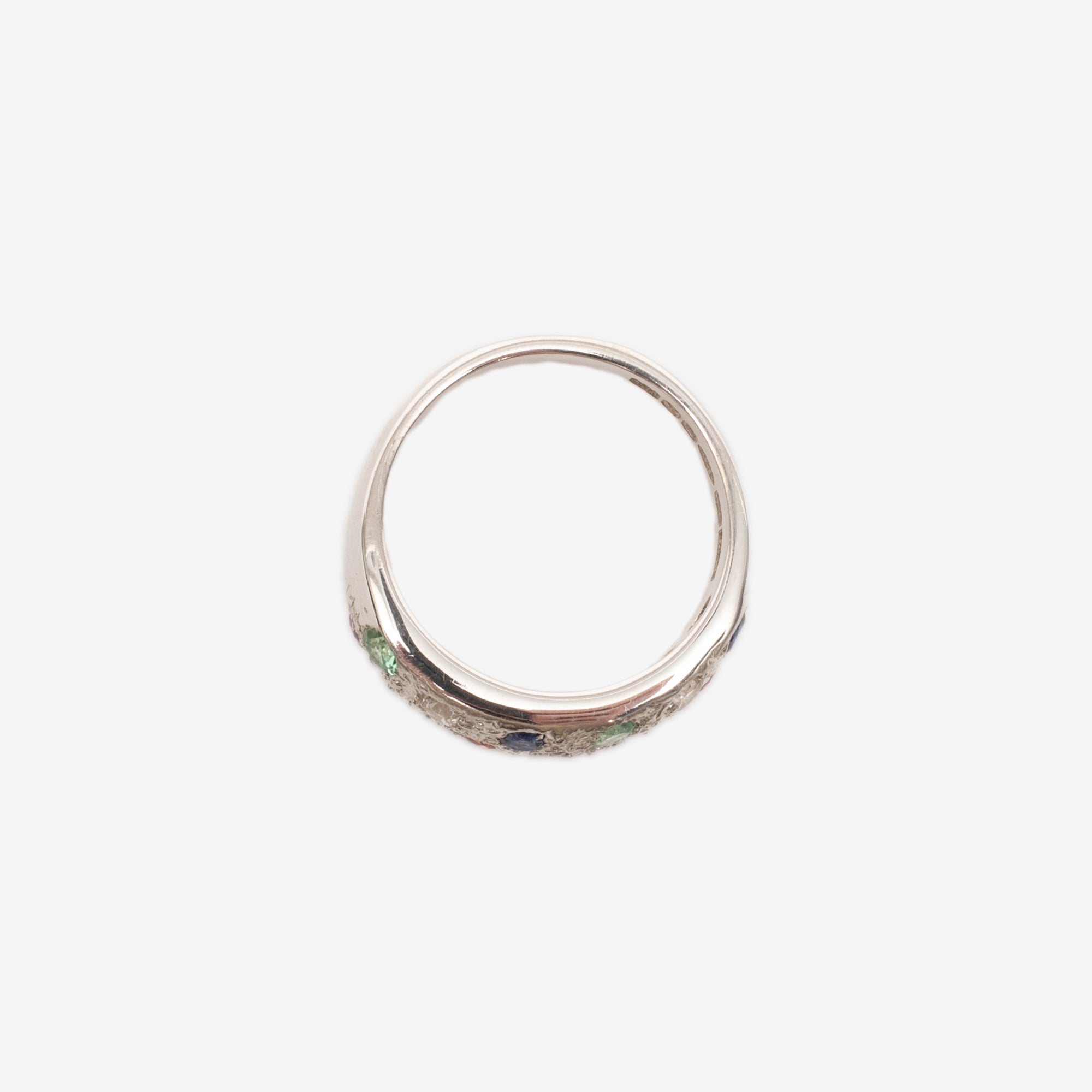 Bleue Burnham Mini Riviera Multi Ring Silver - 3