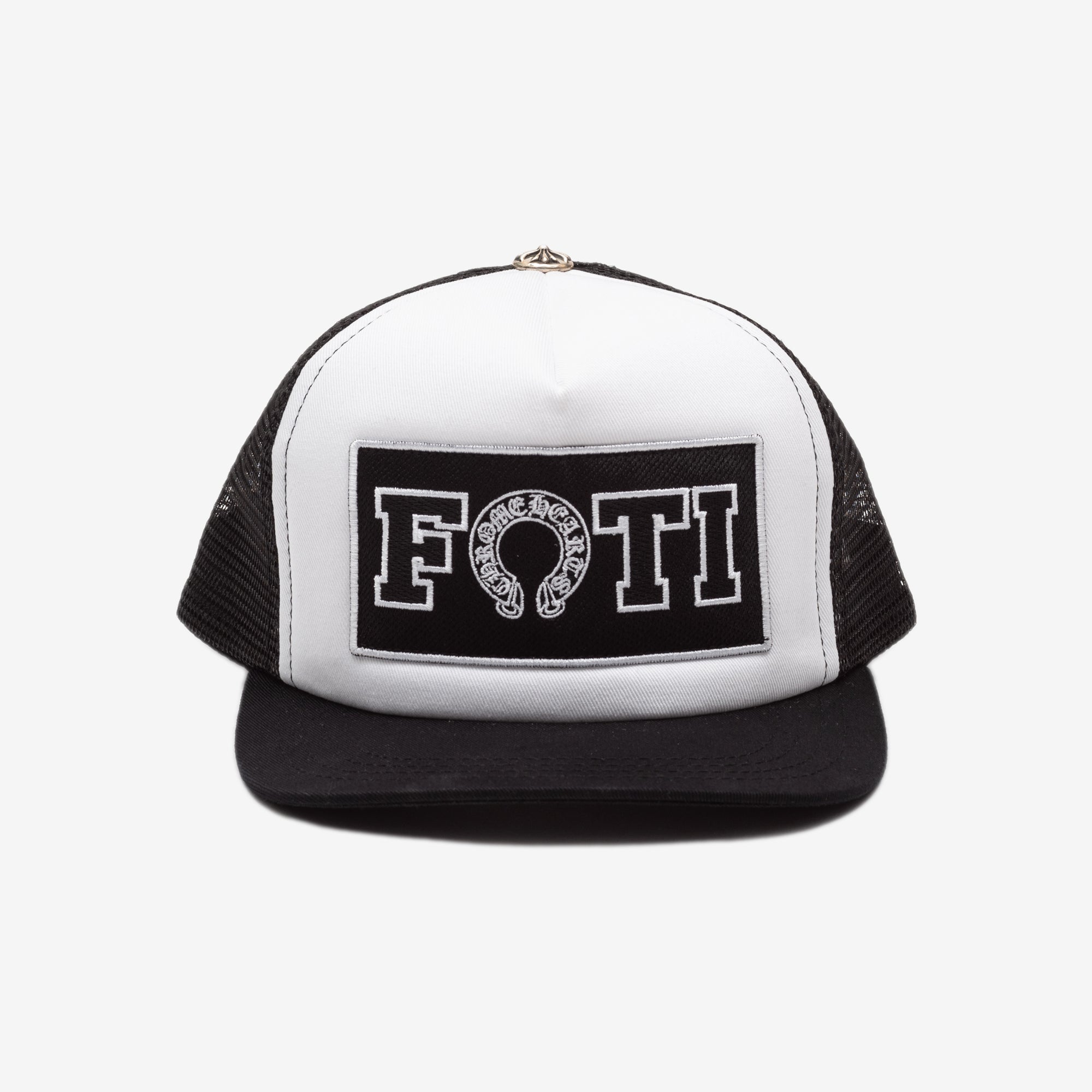 Chrome Hearts FOTI Patch White/Black Trucker Cap White / Black - 1