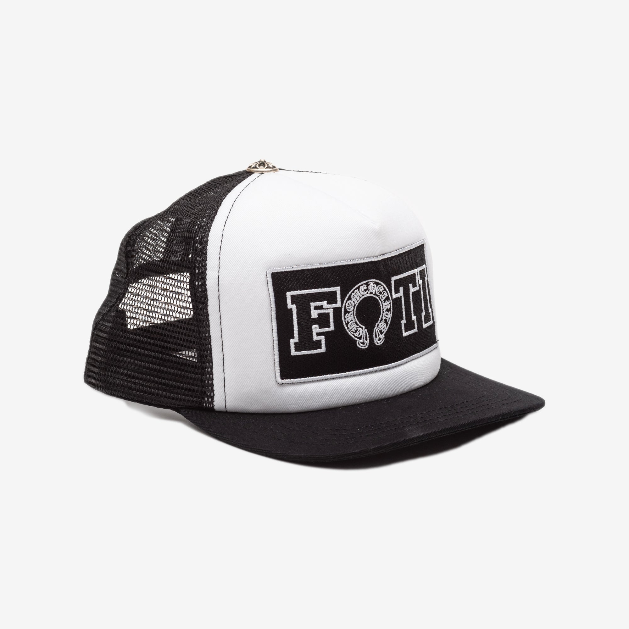 Chrome Hearts FOTI Patch White/Black Trucker Cap White / Black - 3