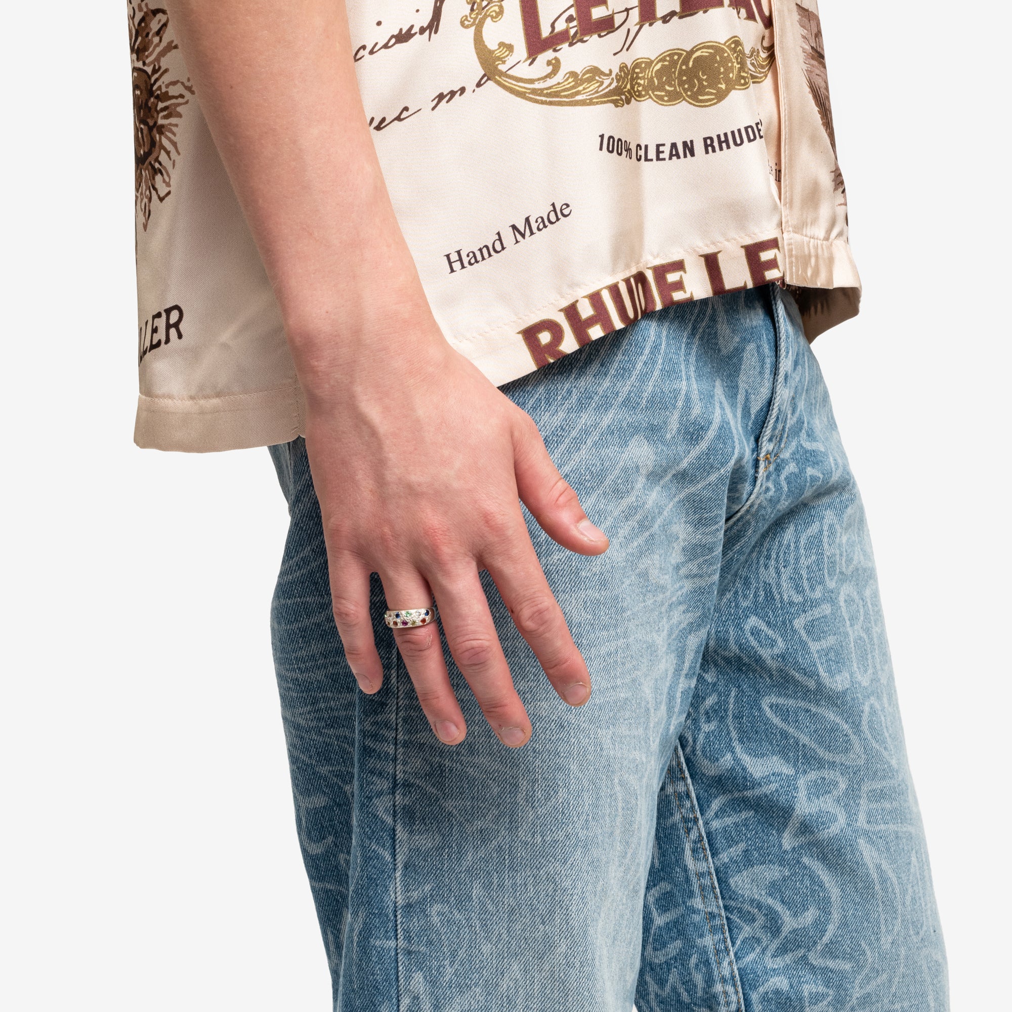 Bleue Burnham Mini Riviera Multi Ring Silver - 2