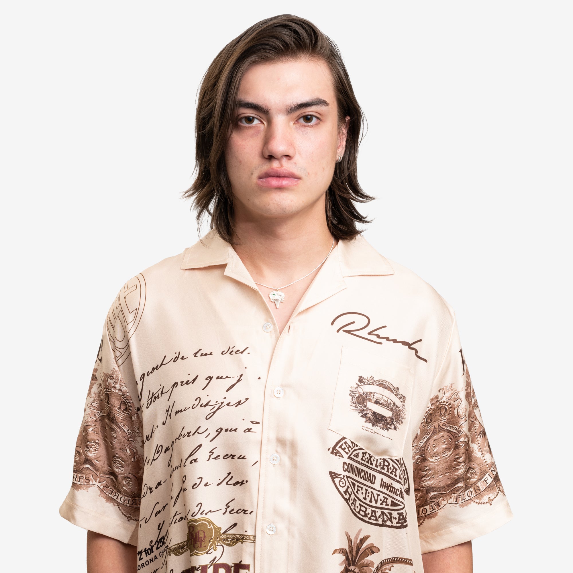 Bleue Burnham Bouquet Green/Clear Pendant Silver - 2