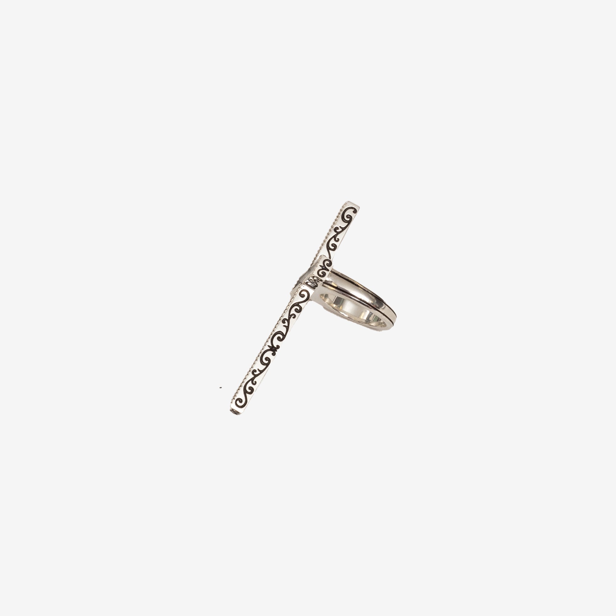 Phenomenon Garni Cross Ring Silver - 2