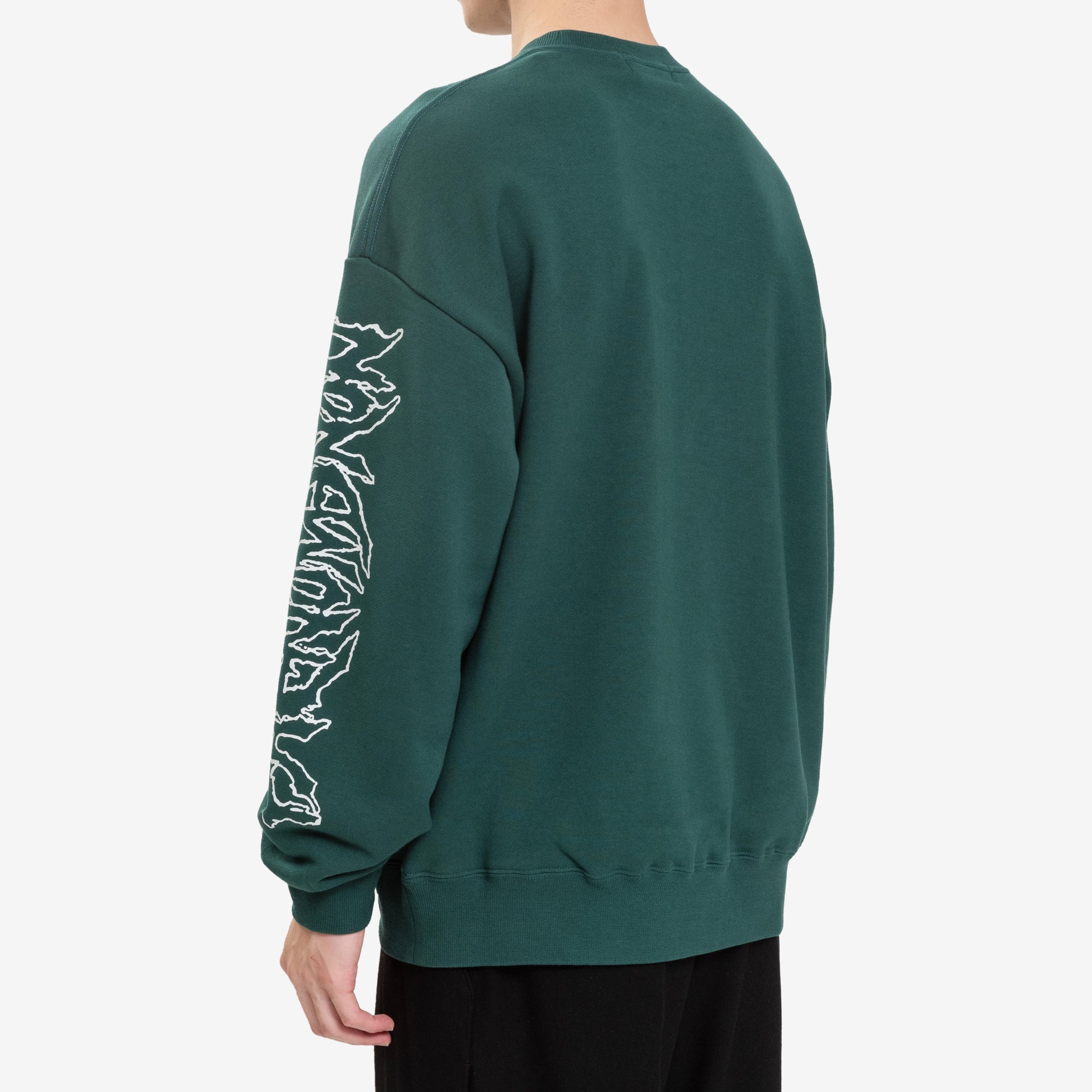 Phenomenon Metal Logo Sweatshirt Dark Green - 4