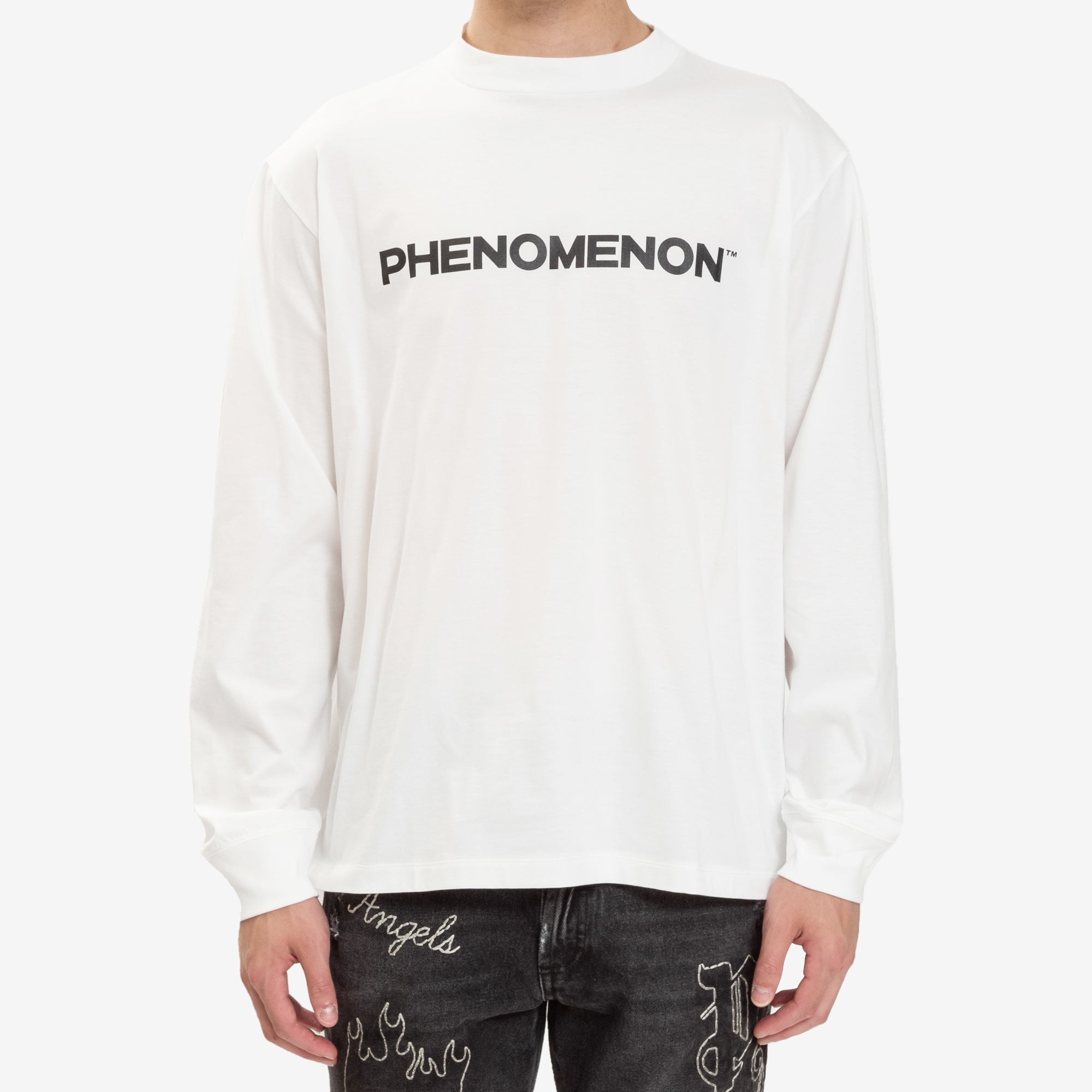Phenomenon OG Logo Long Sleeve Tee White - 1
