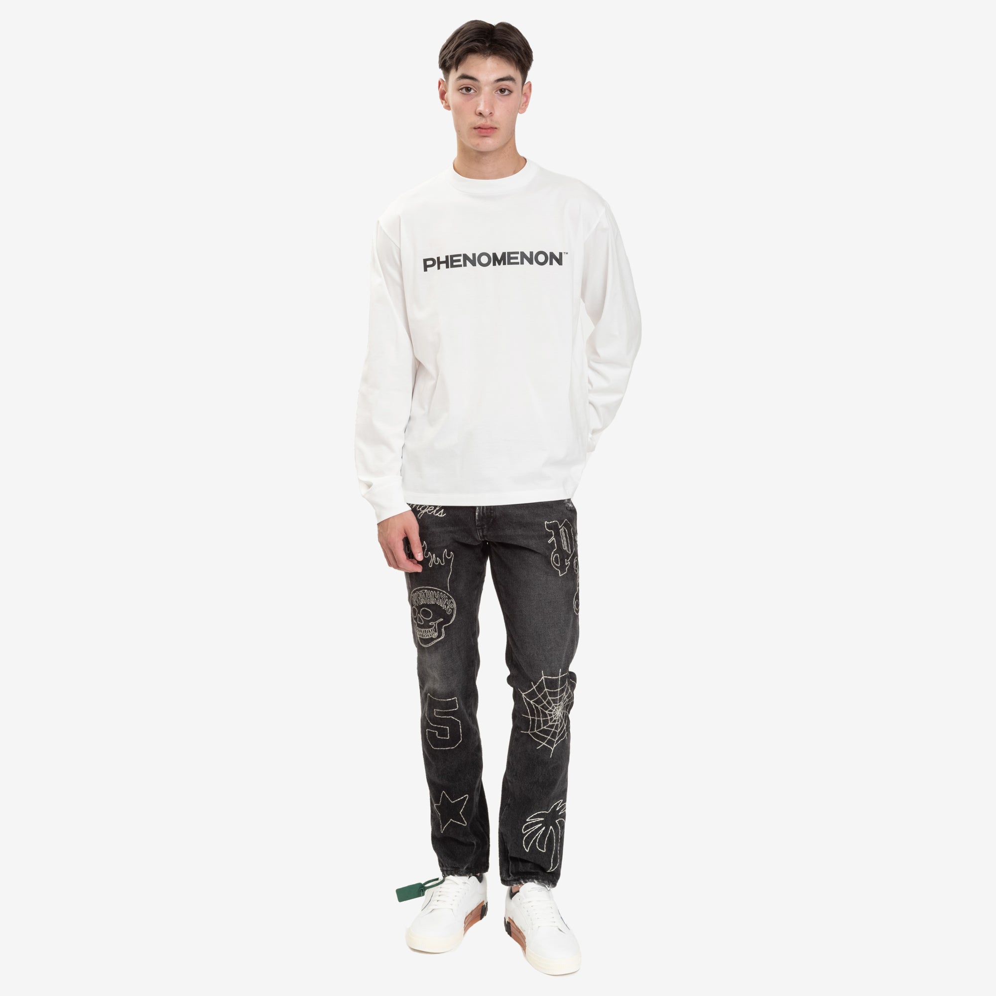 Phenomenon OG Logo Long Sleeve Tee White - 2