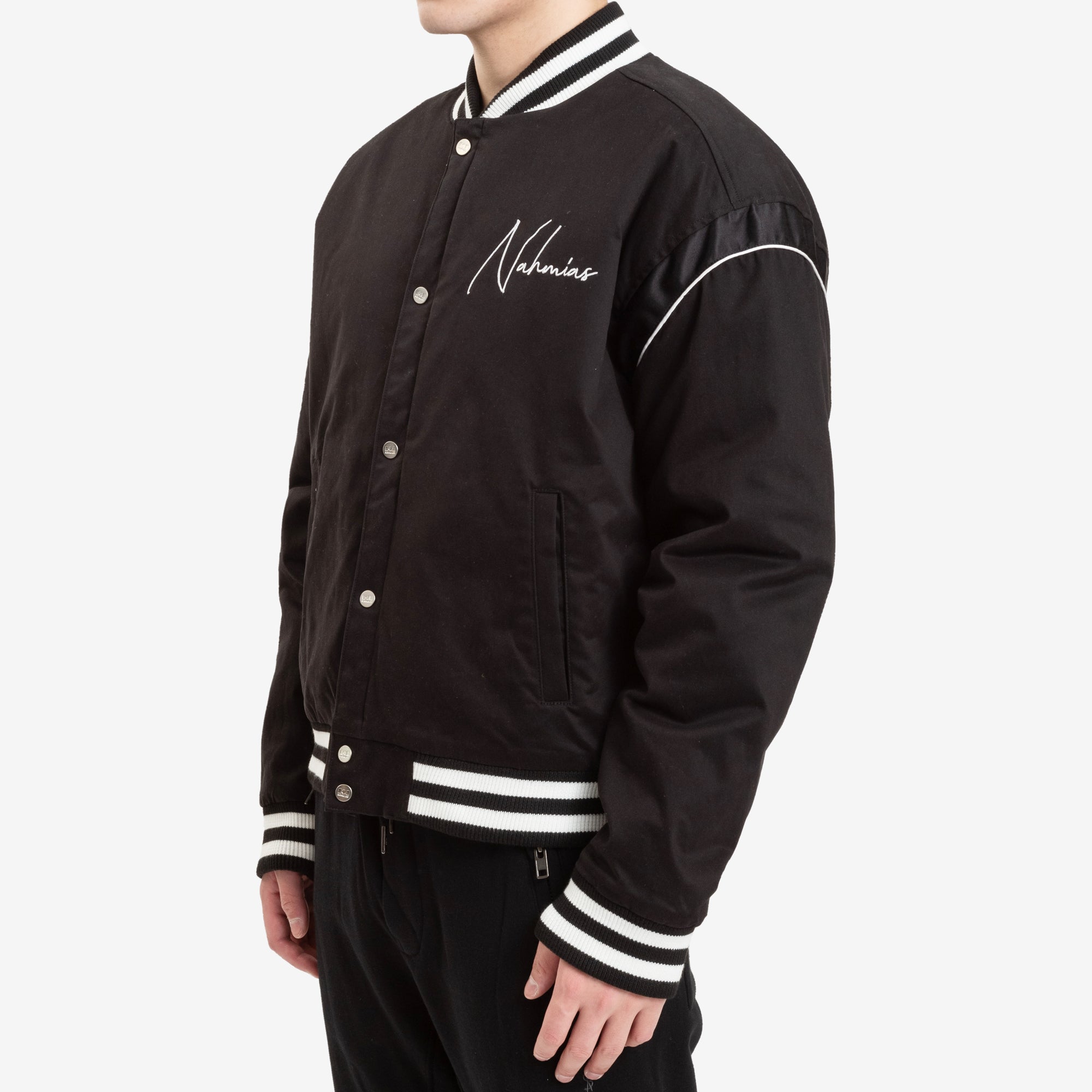 Nahmias California Varsity Jacket Black - 3