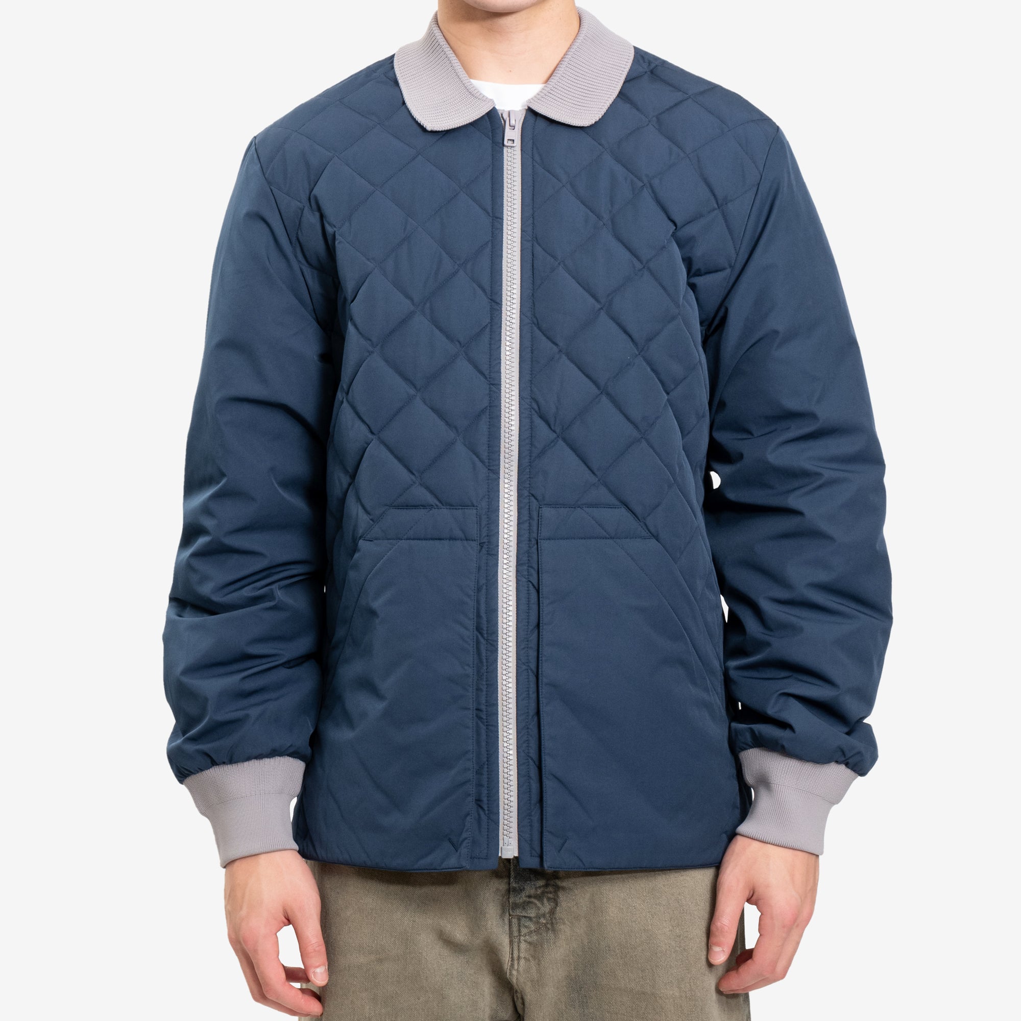 Kenzo Quilted Puffer Jacket Midnight Blue - 1