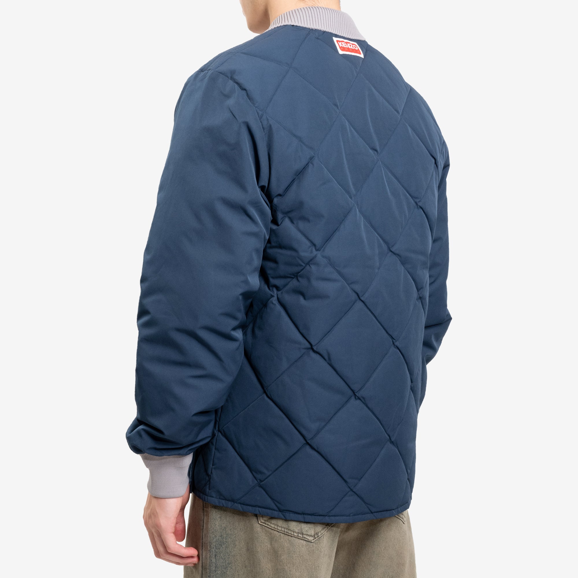 Kenzo Quilted Puffer Jacket Midnight Blue - 4