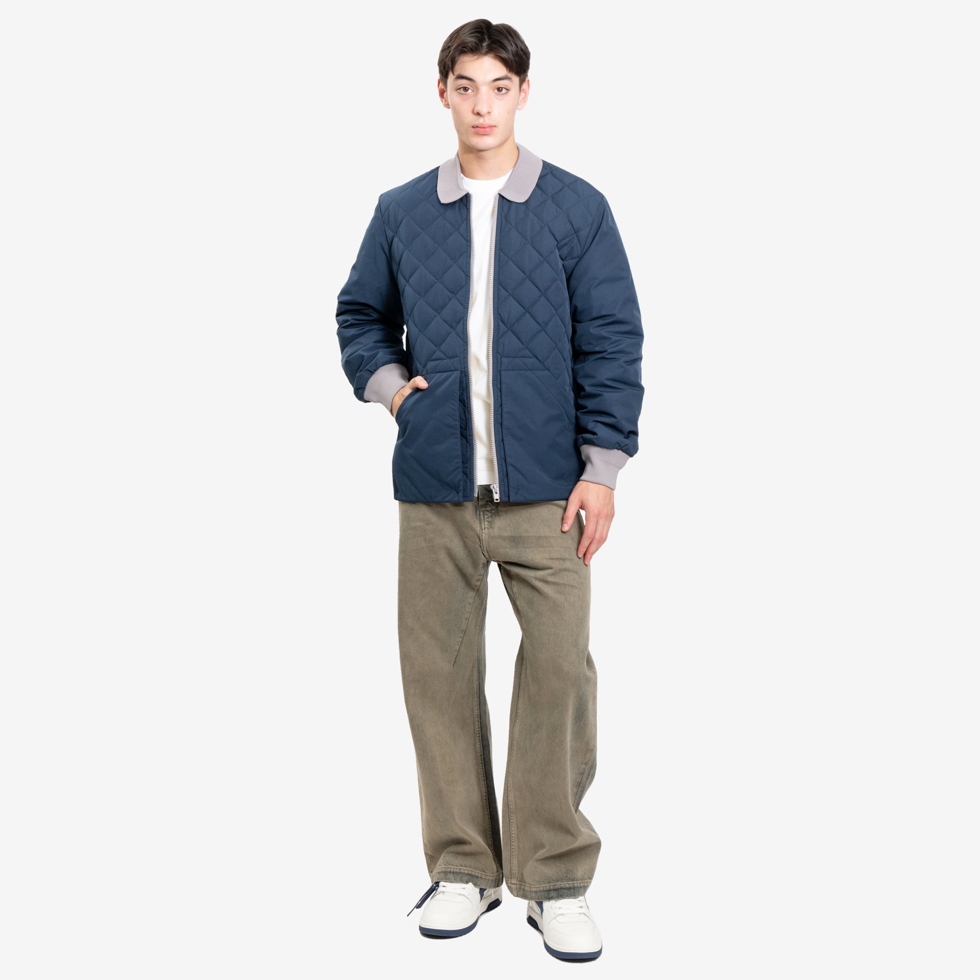 Kenzo Quilted Puffer Jacket Midnight Blue - 2