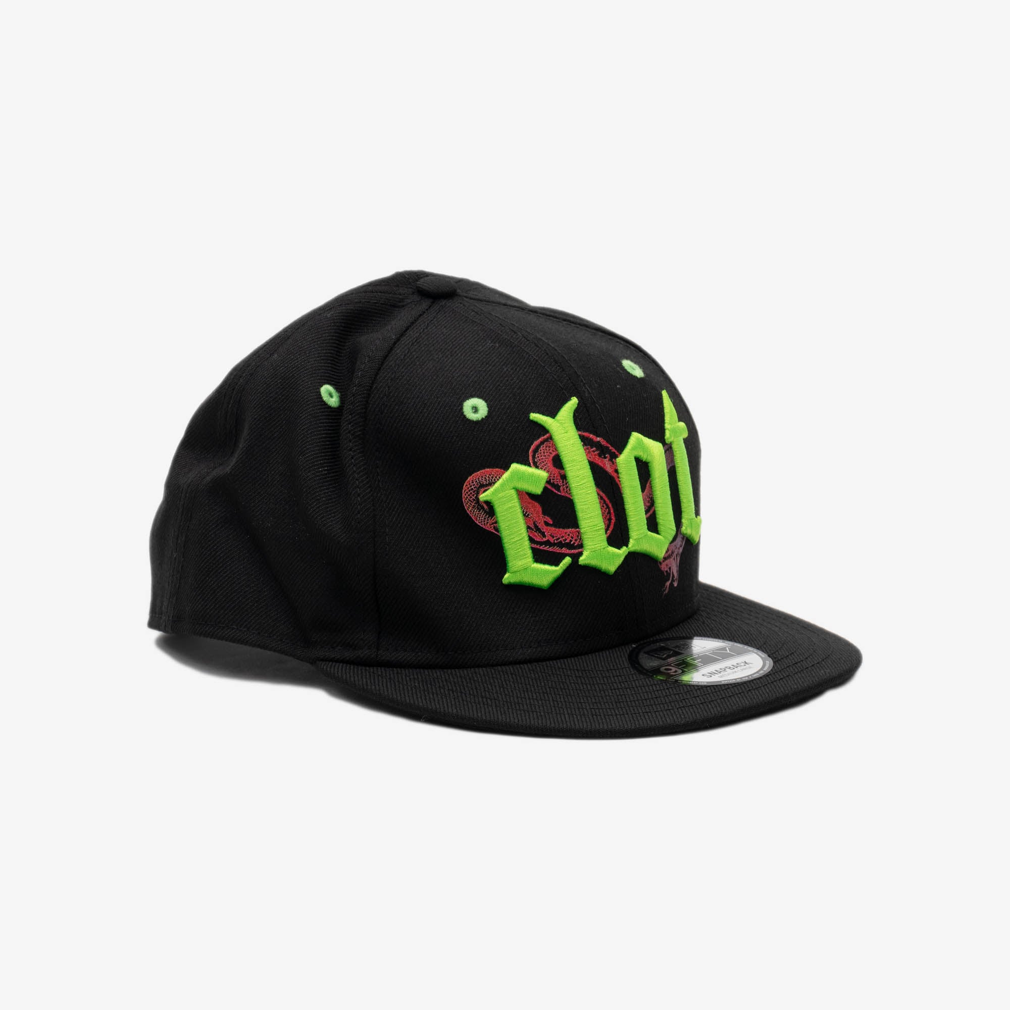 CLOT CLOT Snake Snap Back Cap Black - 3