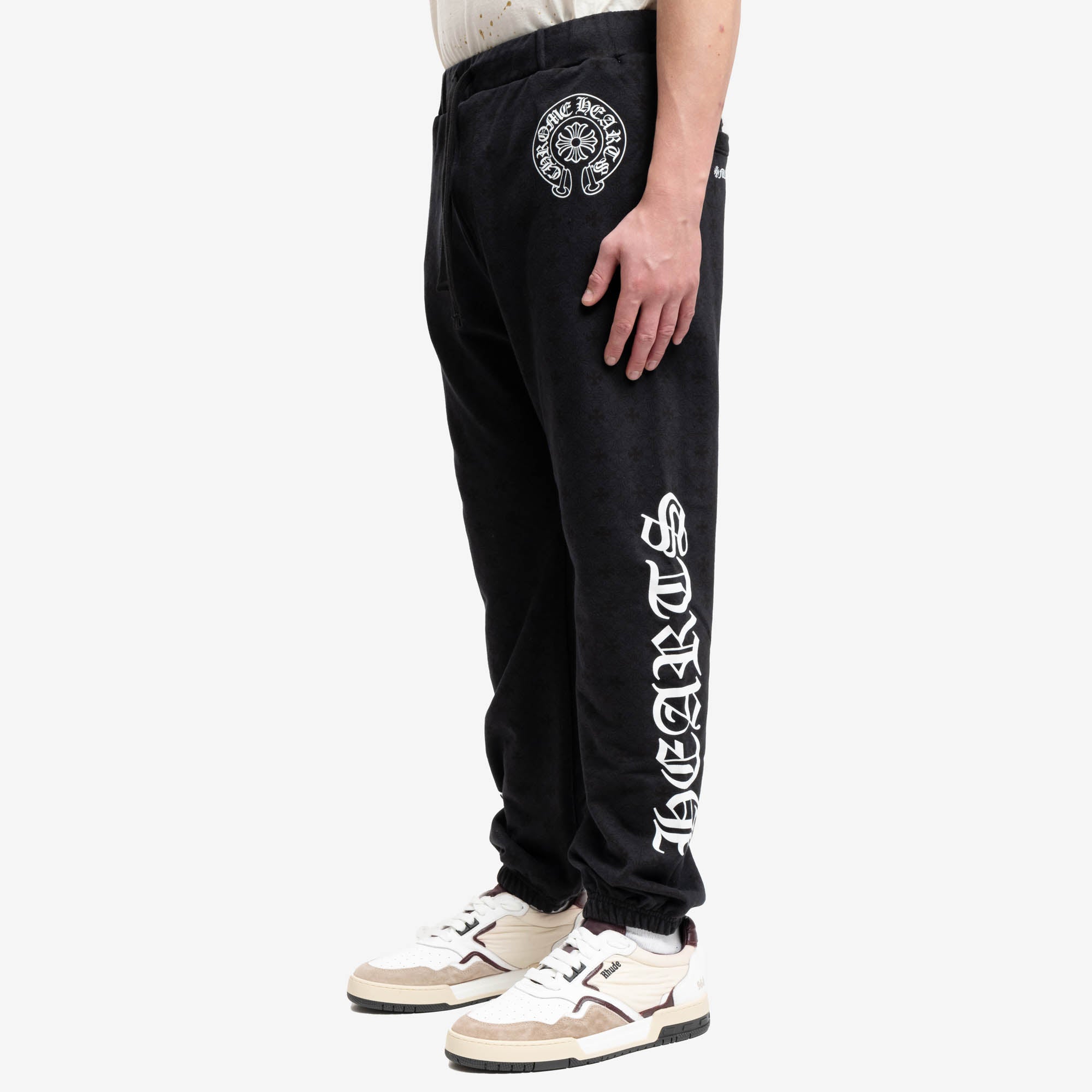 Chrome Hearts Horseshoe Multi Print Sweatpants Black - 2