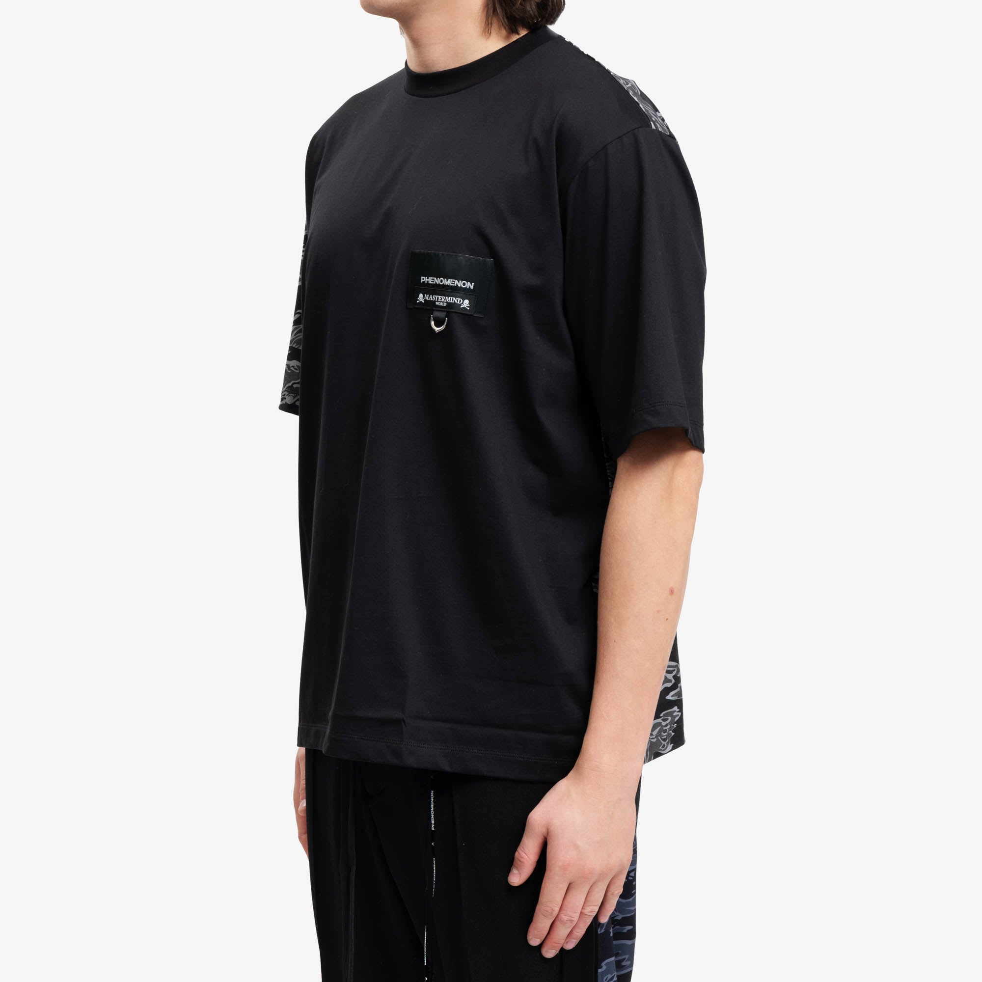 Phenomenon Mastermind Japan Tiger Camo Skull T-Shirt Black - 3