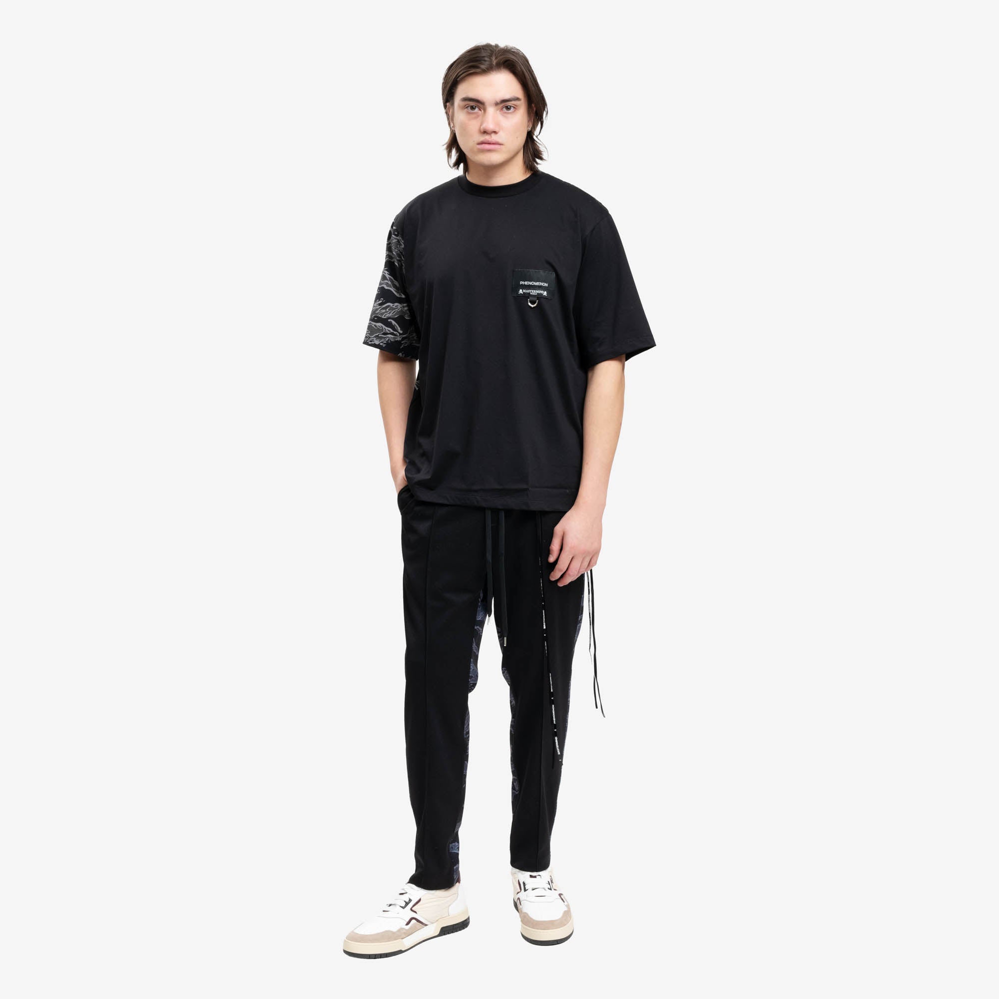 Phenomenon Mastermind Japan Tiger Camo Skull T-Shirt Black - 2