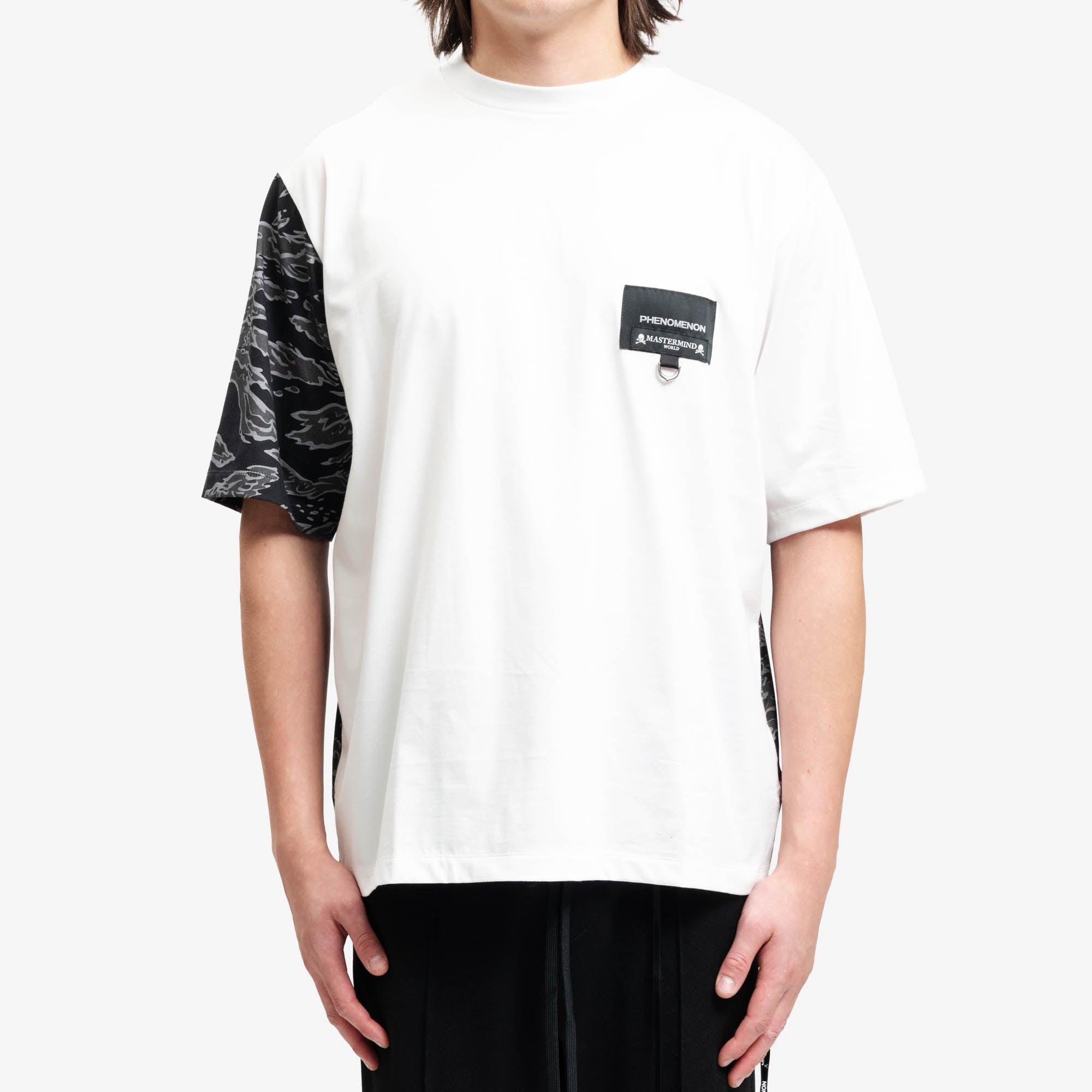 Phenomenon Mastermind Japan Tiger Camo Skull T-Shirt White - 1