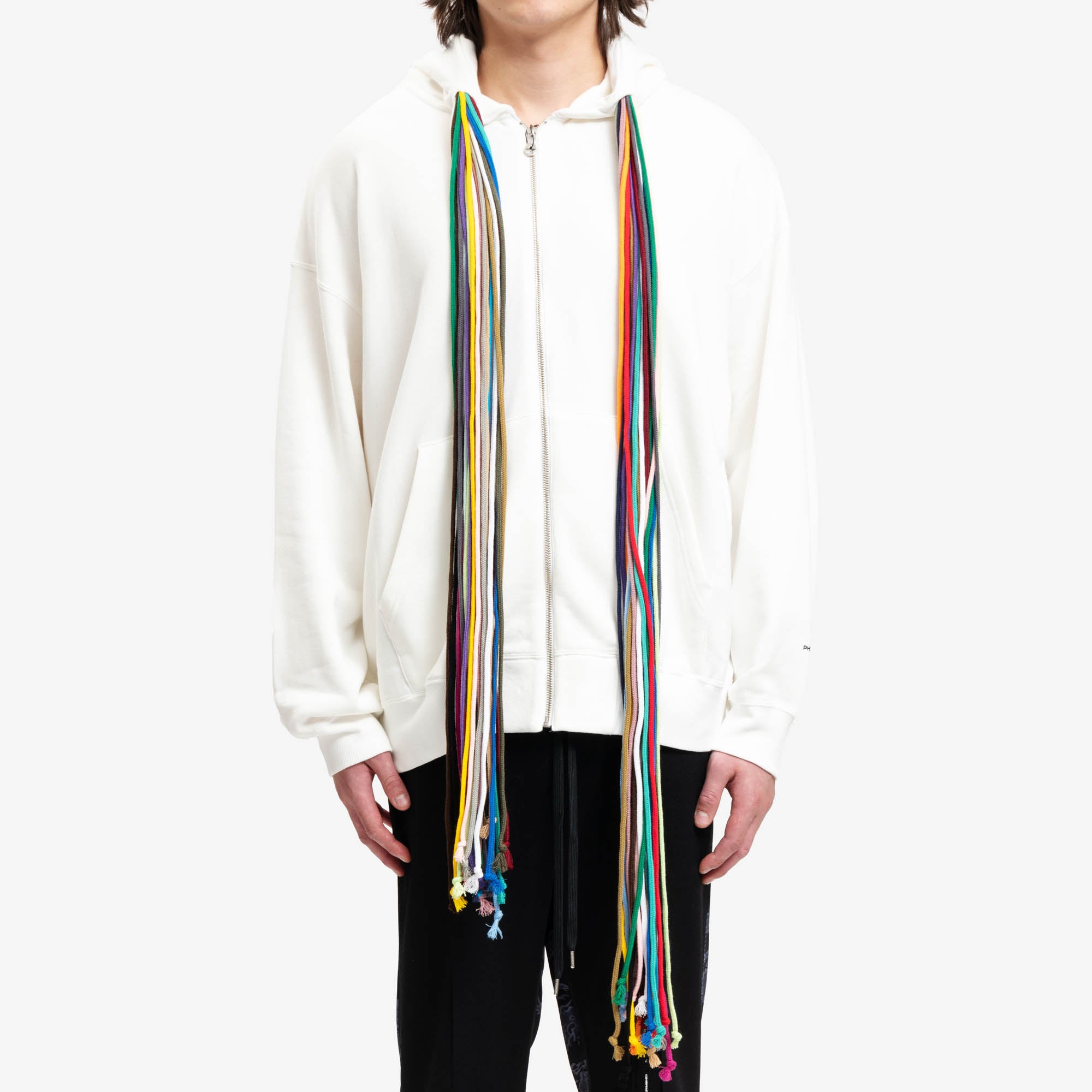 Phenomenon Mastermind Multicord Zip Hoody White - 1