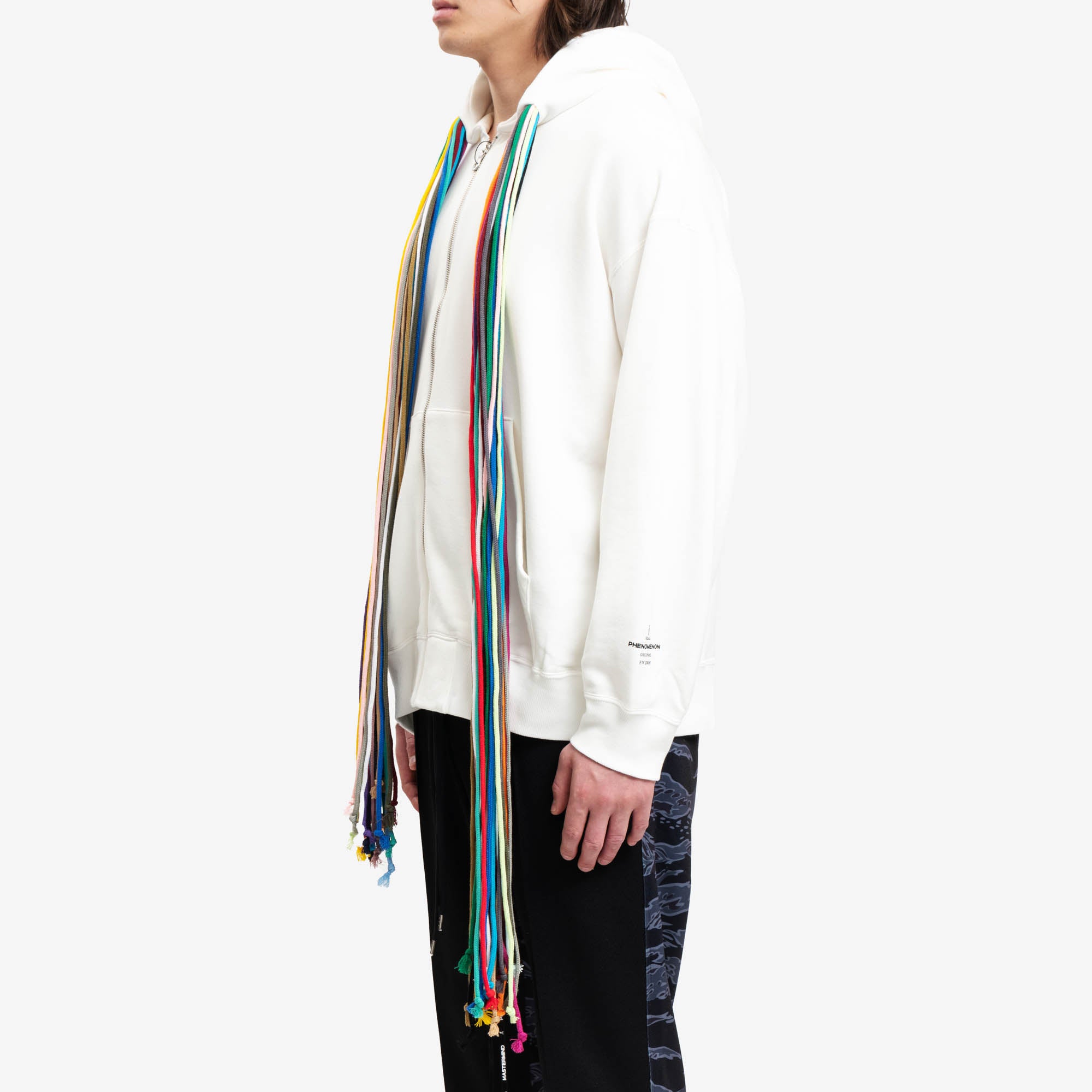 Phenomenon Mastermind Multicord Zip Hoody White - 3
