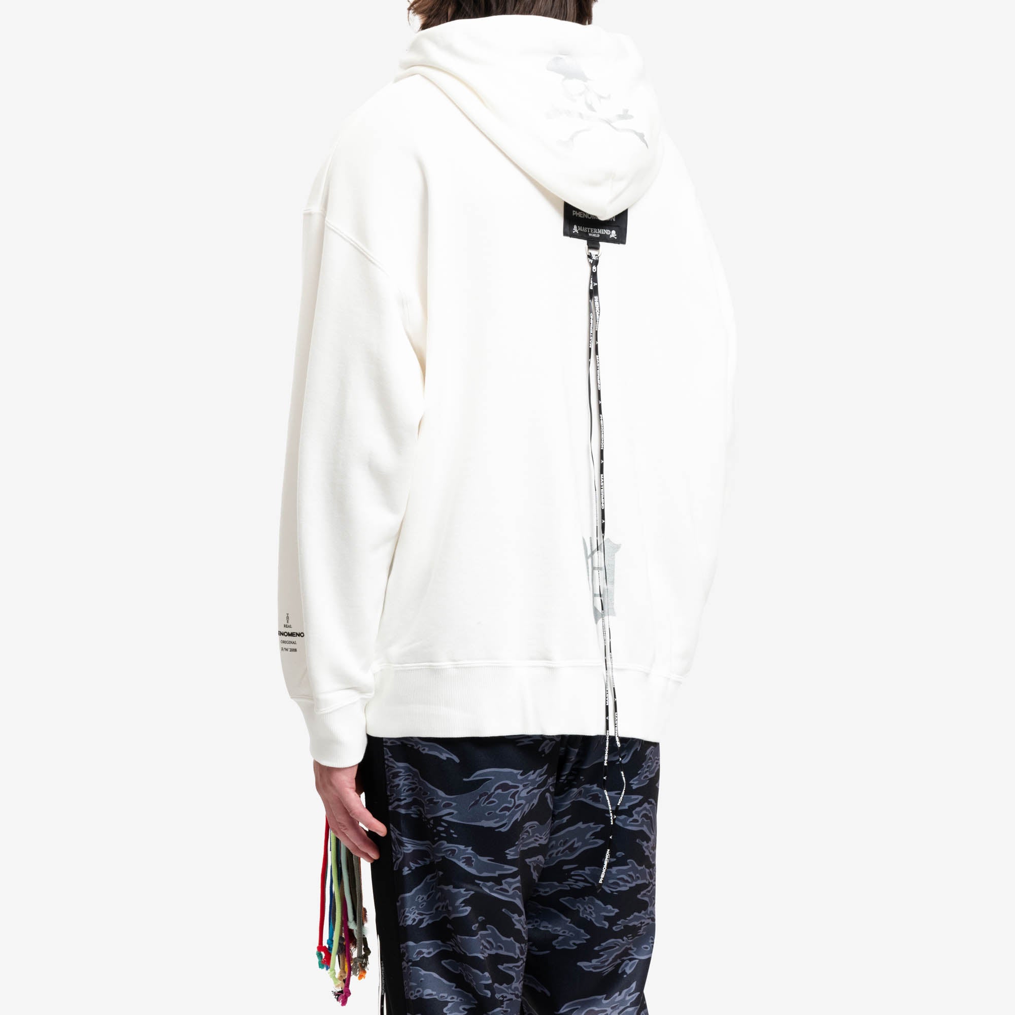 Phenomenon Mastermind Multicord Zip Hoody White - 4