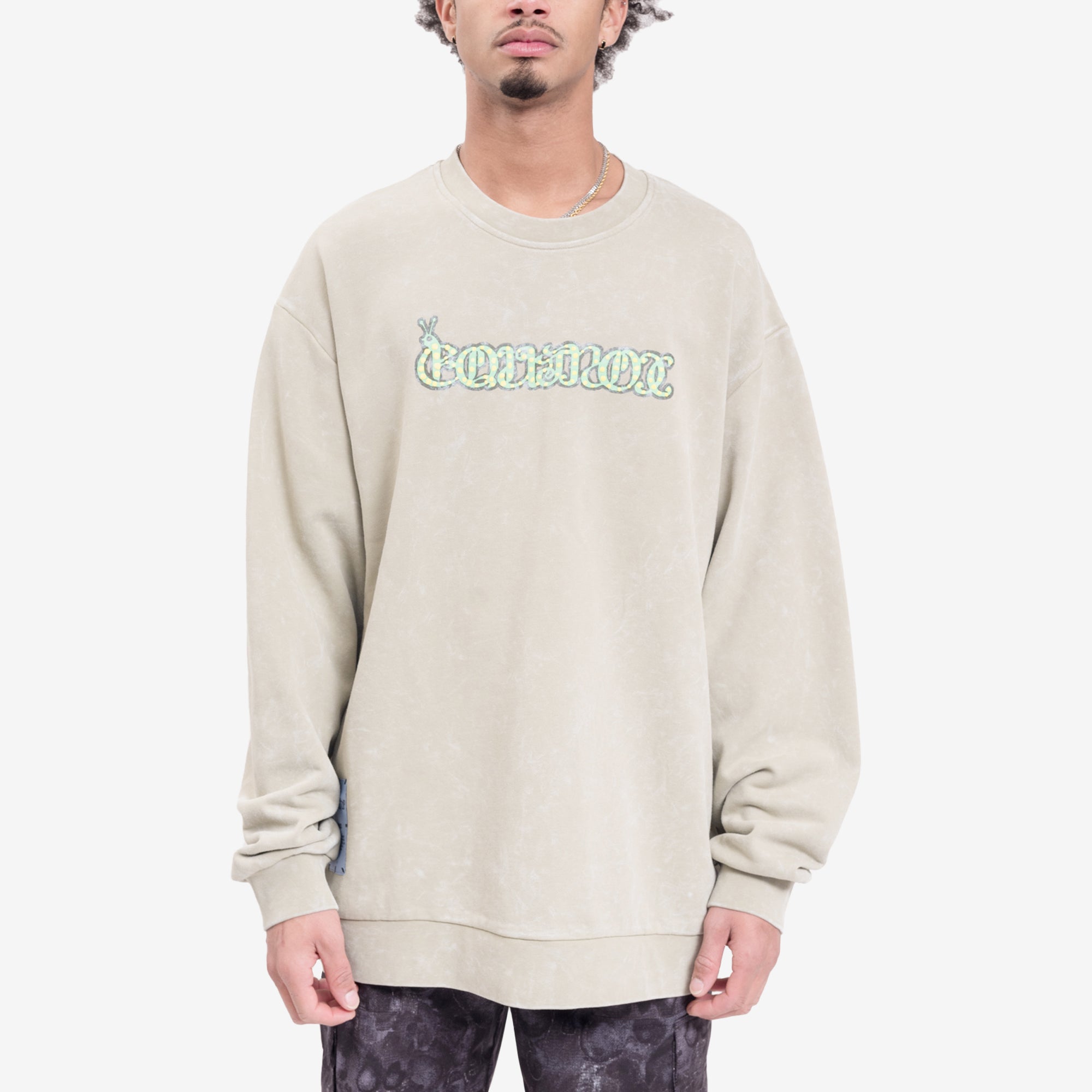 Alexander McQueen McQ Forest Party Sweatshirt Runner Bean - 1