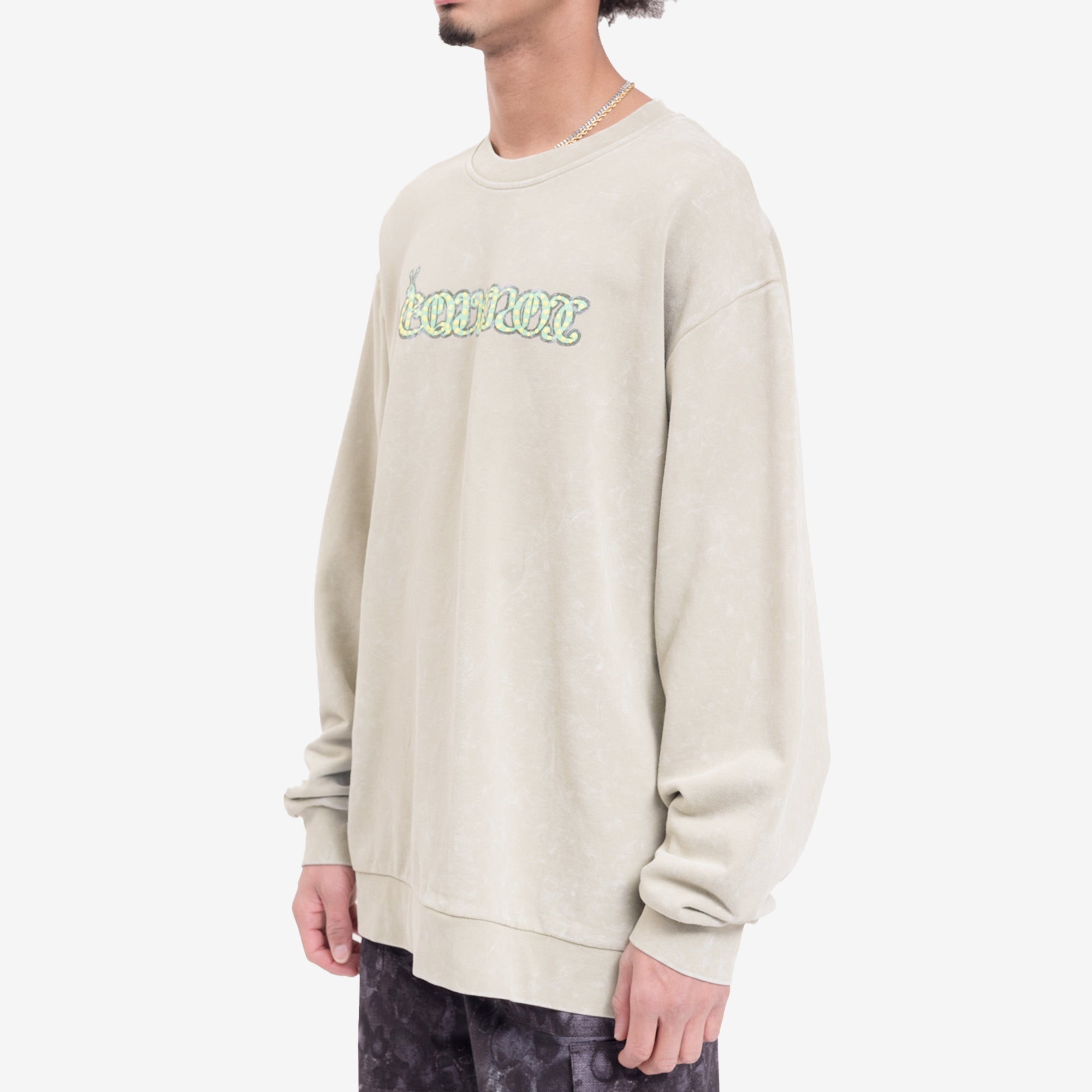 Alexander McQueen McQ Forest Party Sweatshirt Runner Bean - 3