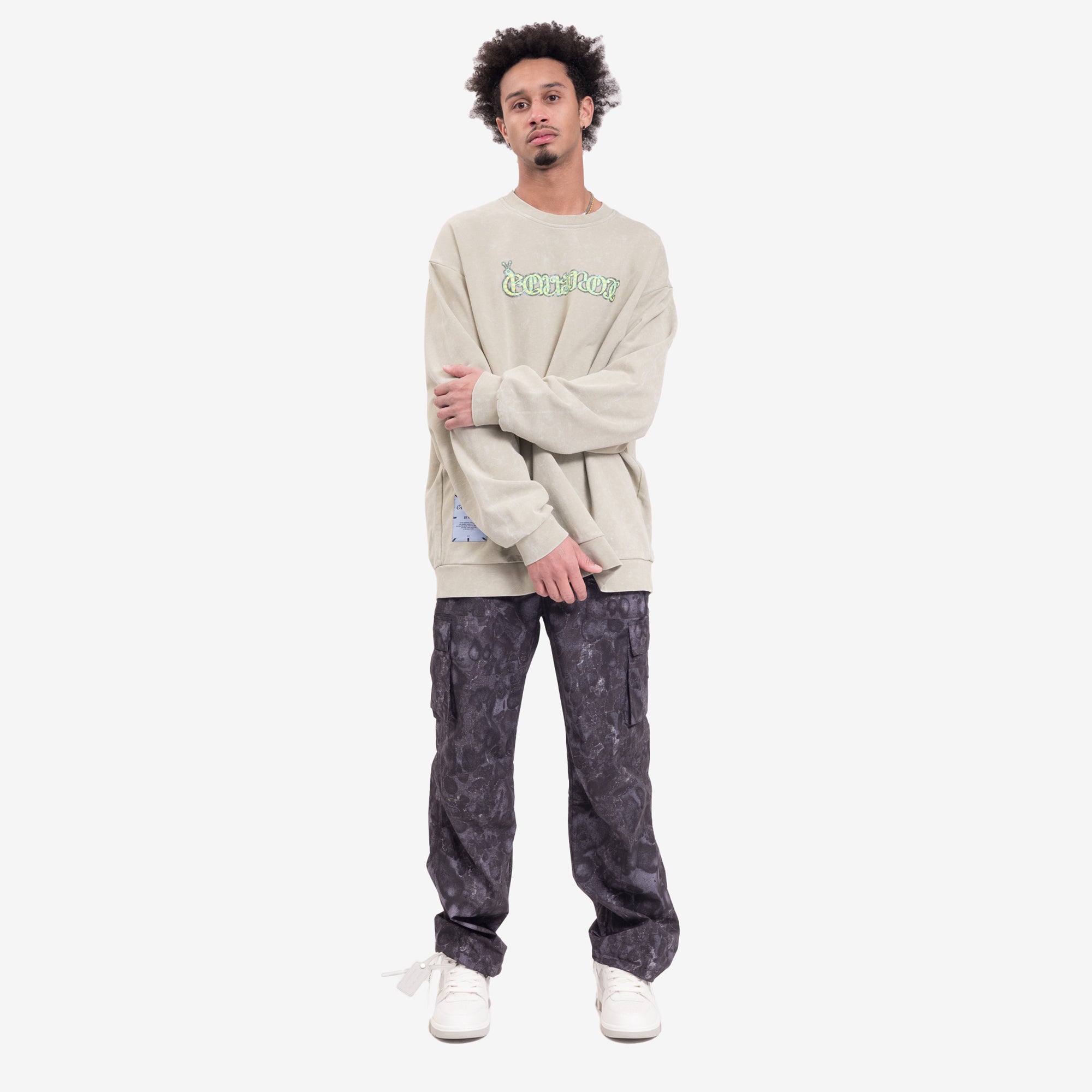 Alexander McQueen McQ Forest Party Sweatshirt Runner Bean - 2