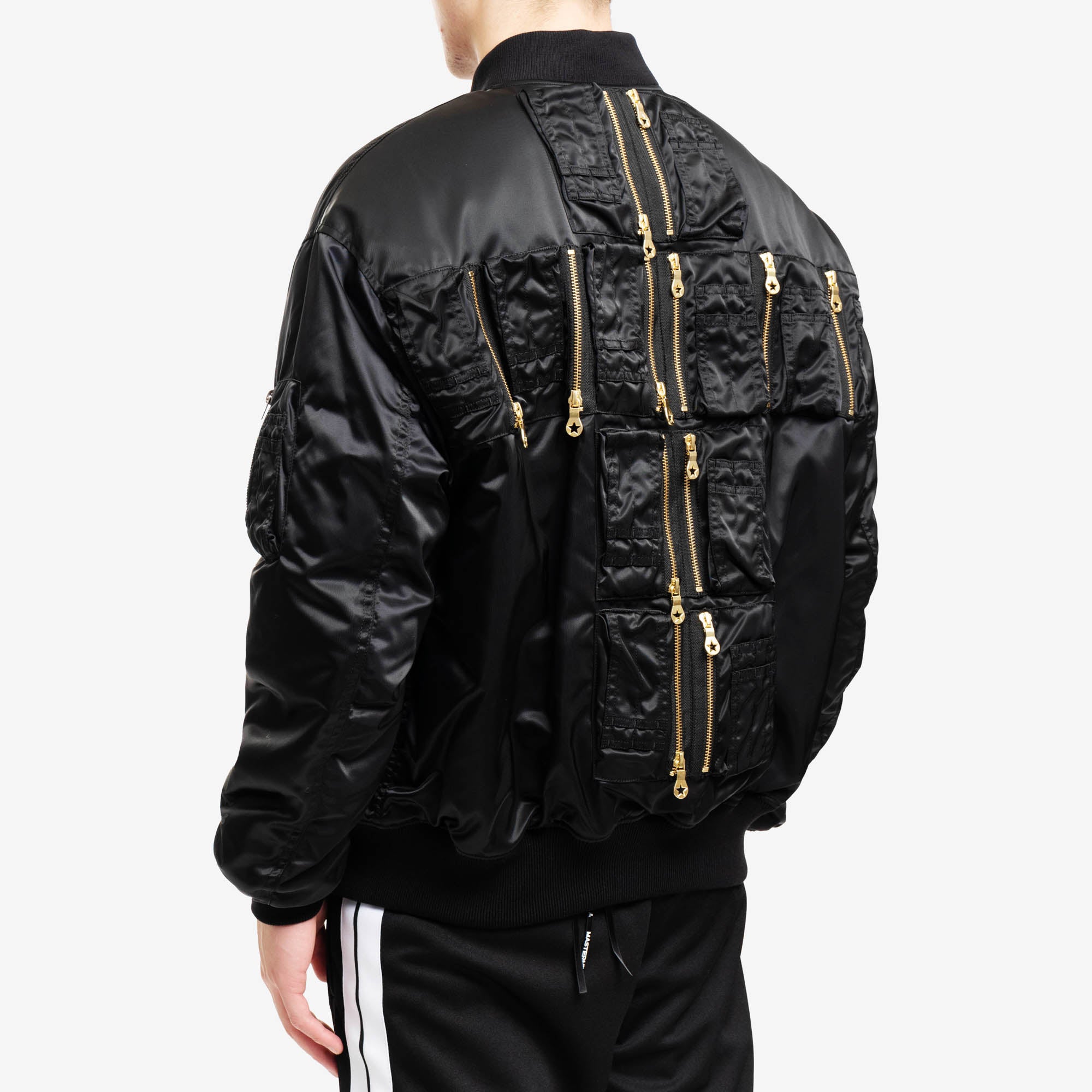 Phenomenon Mastermind Japan Cross Loop MA - 1 Jacket Black - 4