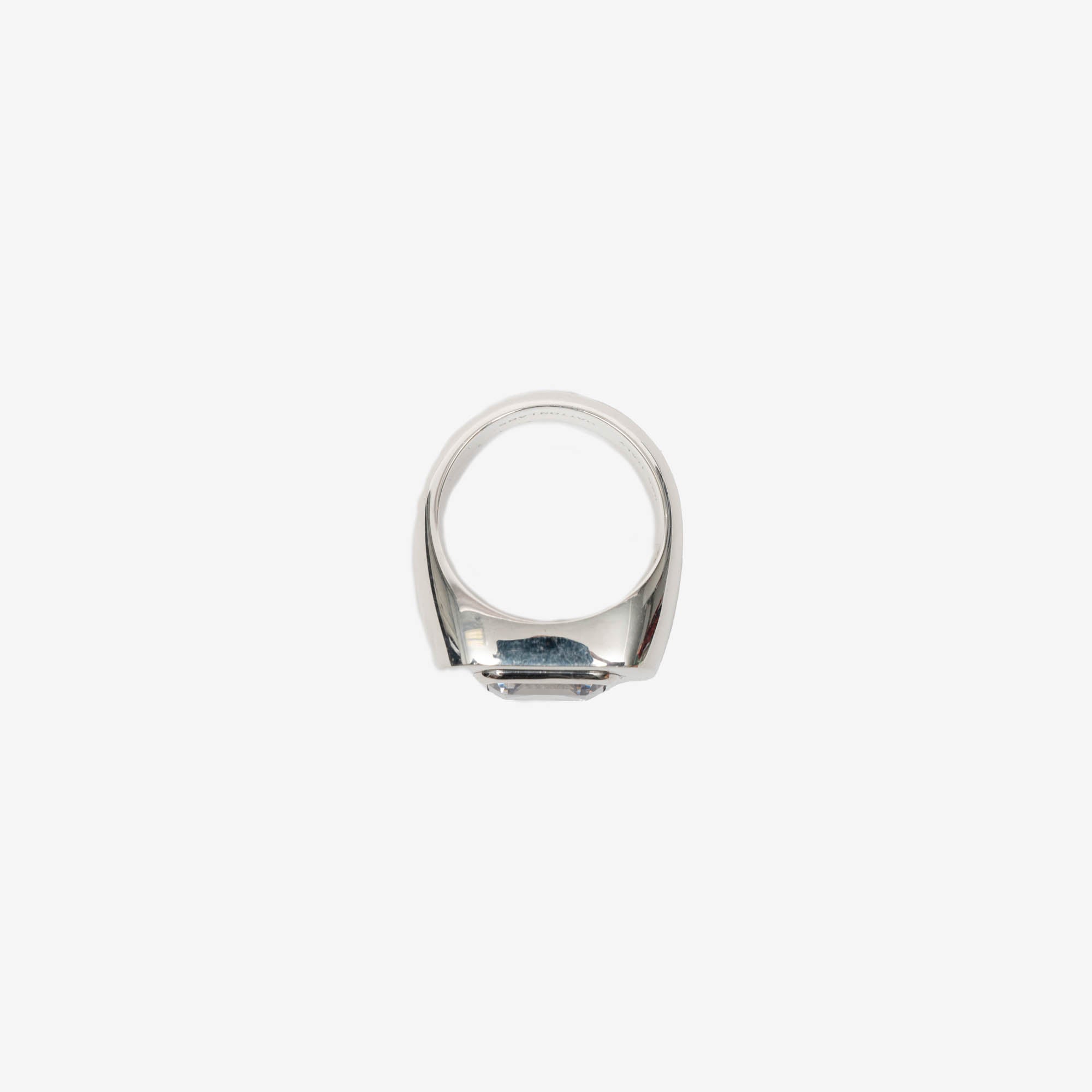 Hatton Labs Emerald Cut Signet Ring Silver - 3