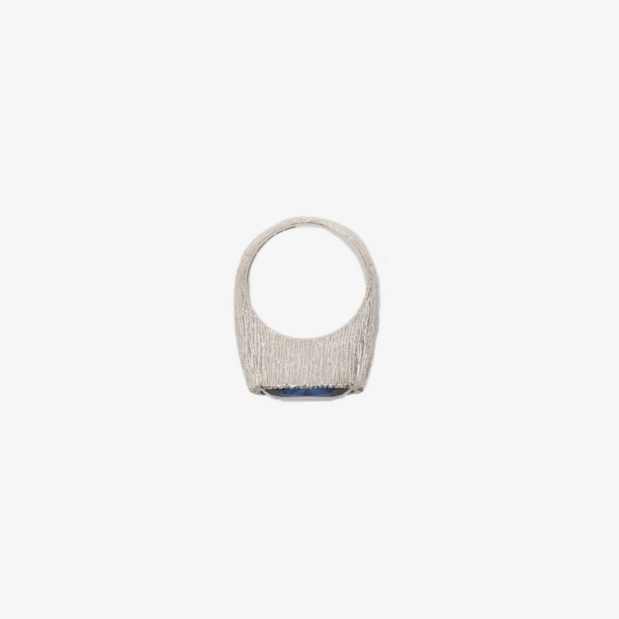 Bleue Burnham Grand Natures Smile Signet Ring Silver - 3