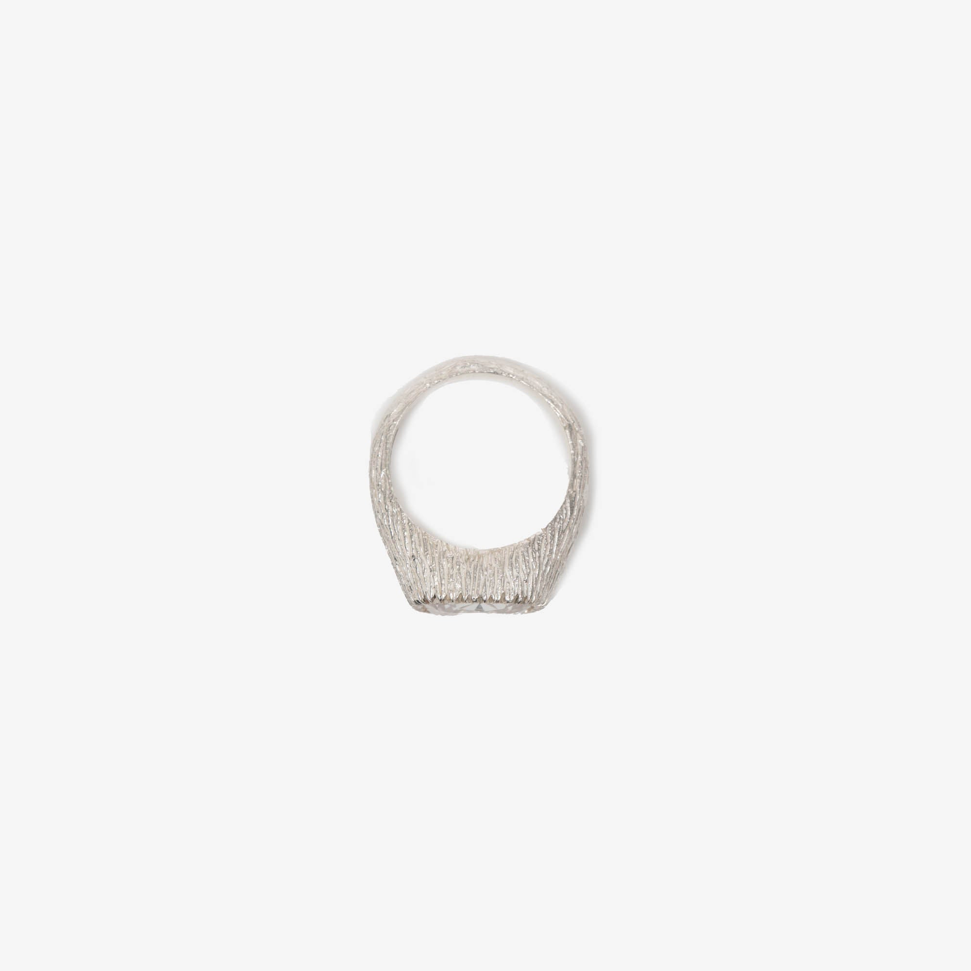 Bleue Burnham Natures Smile Signet Ring Silver - 3
