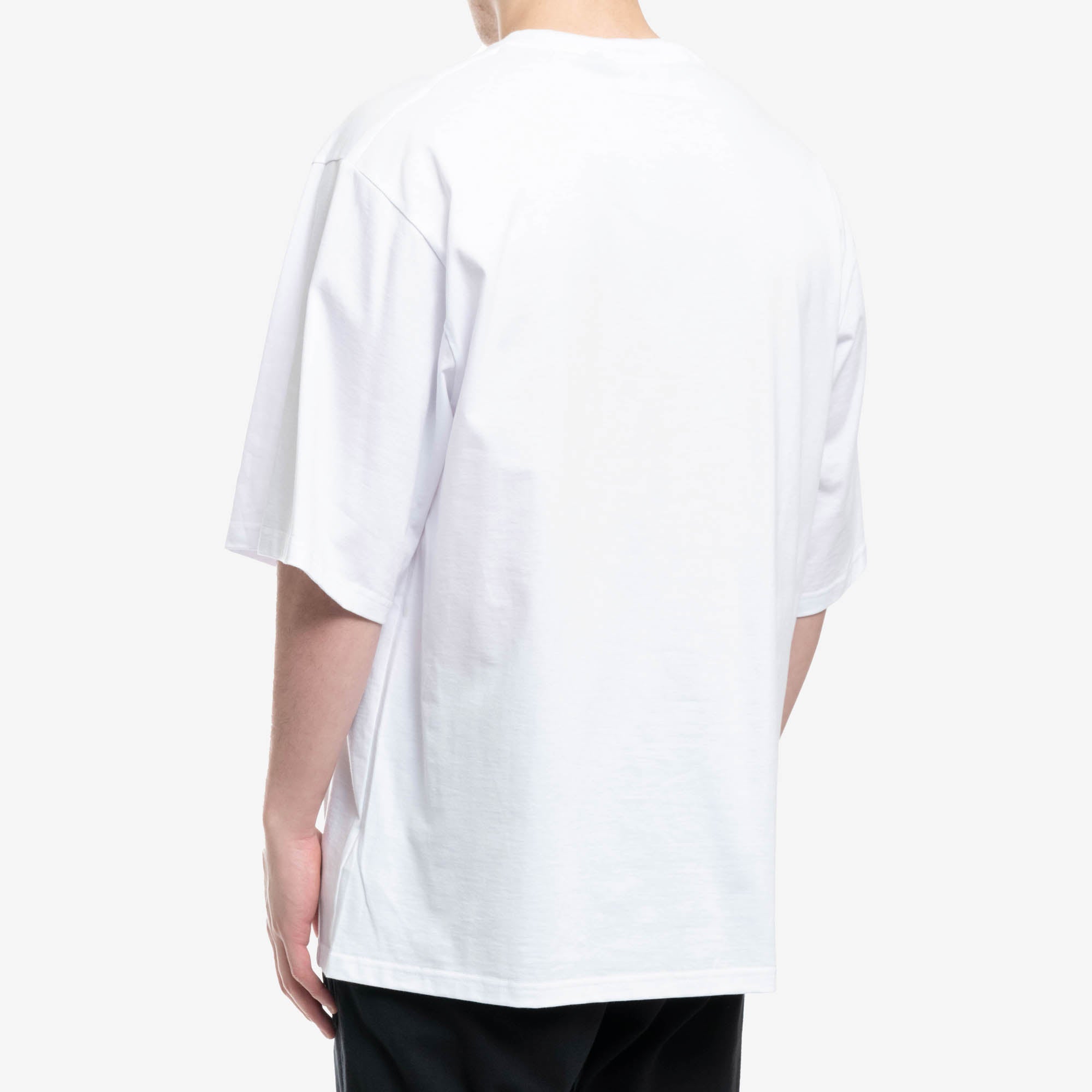 GCDS Get High Oversize Tee White - 4