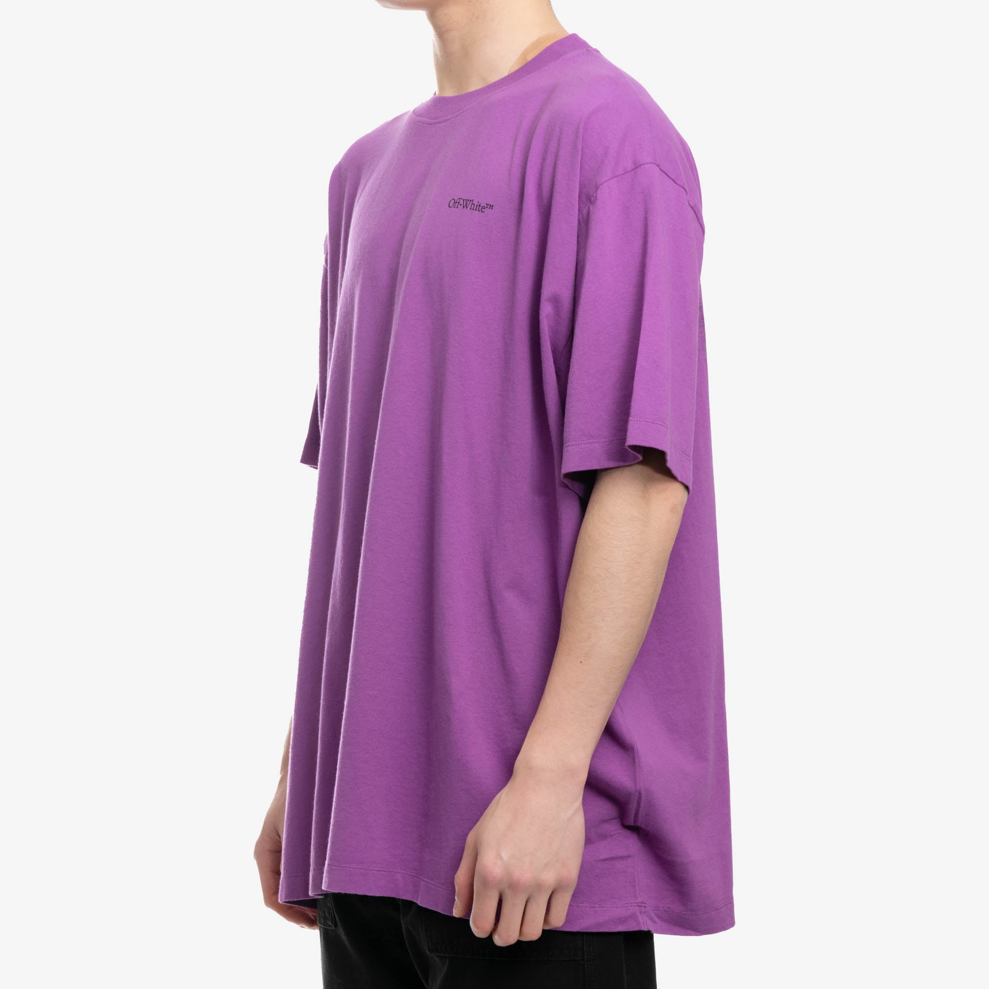 Off - White Jumbo Arrow Over Tee Orchid - 3