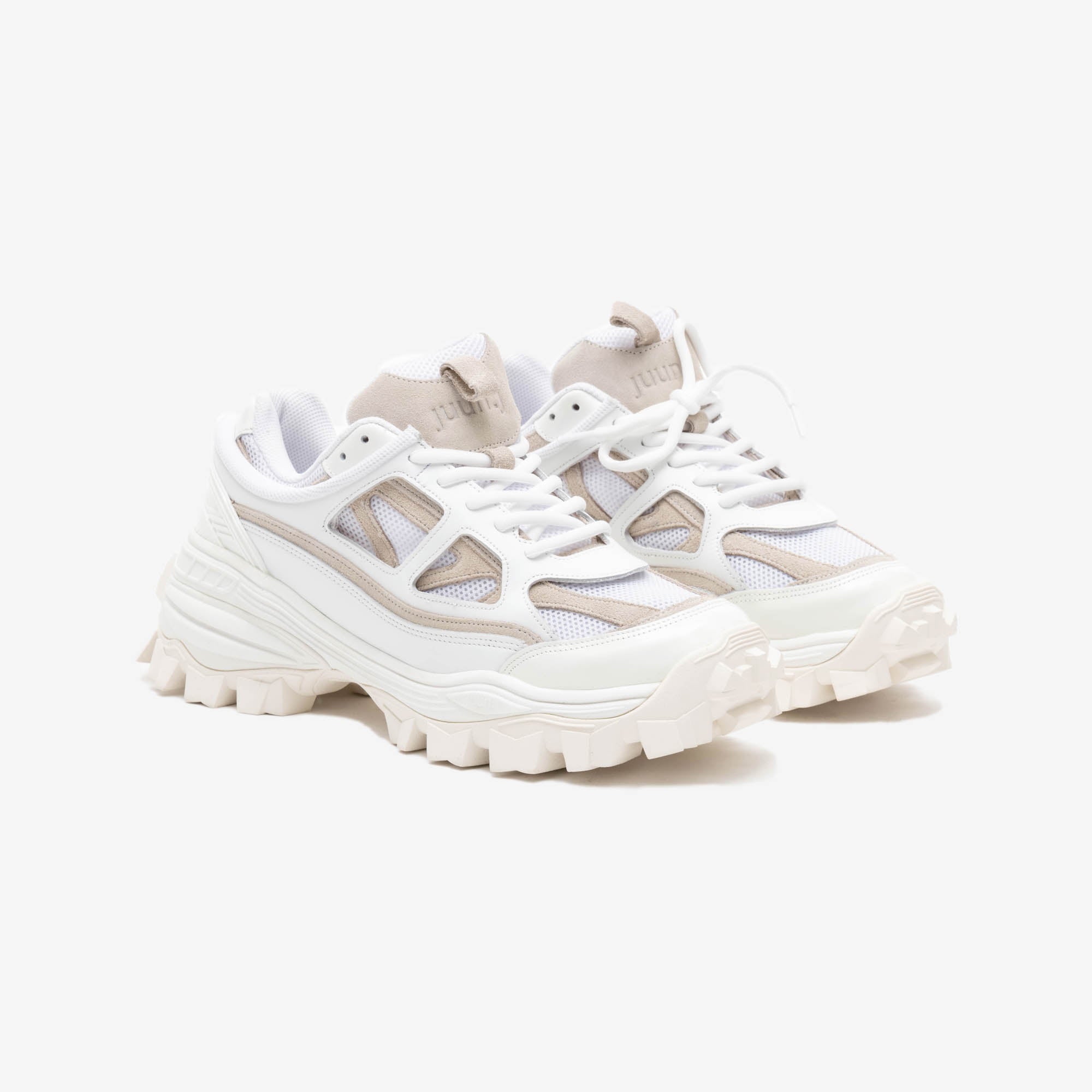 Juun.J Double Layer Trainers White - 1