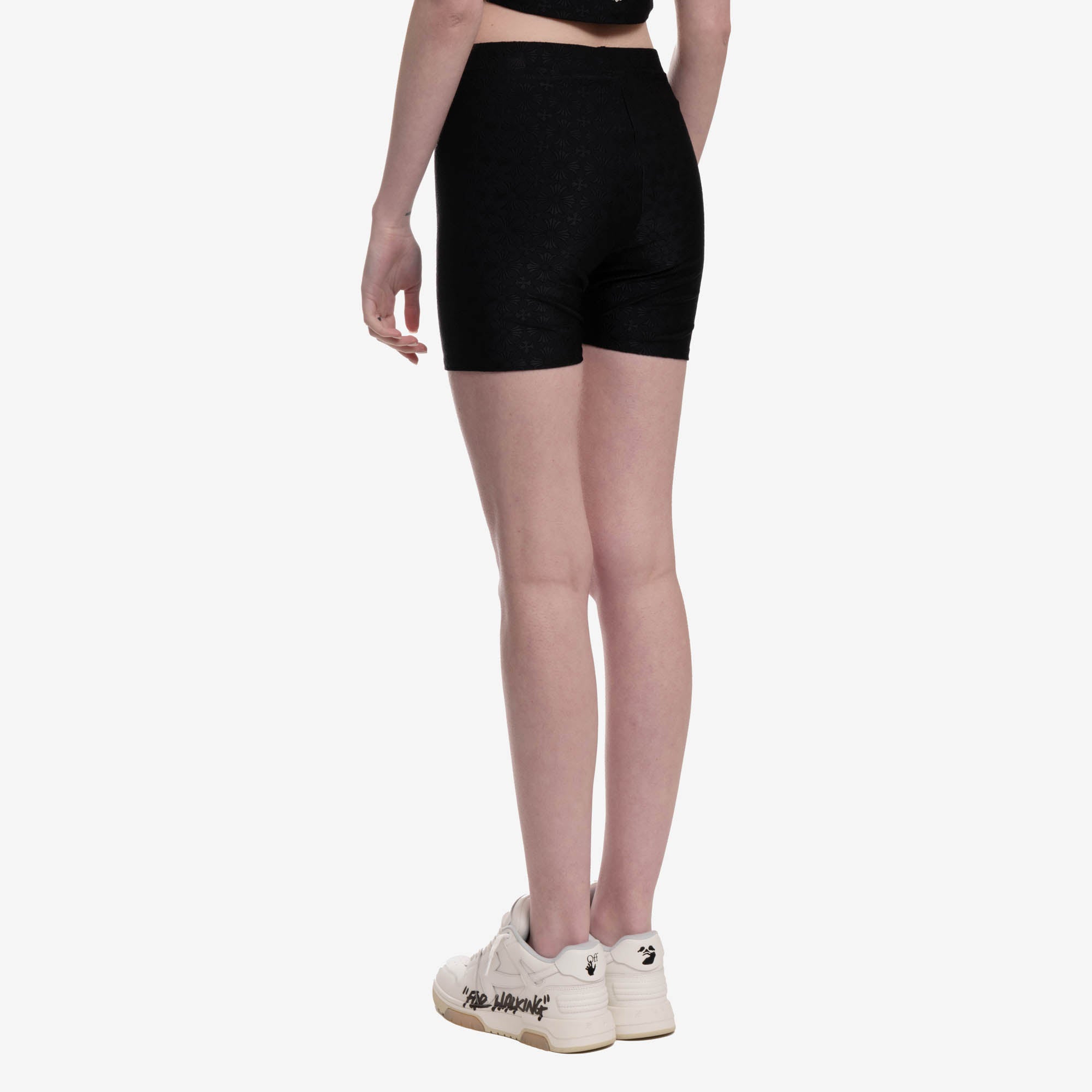 Chrome Hearts Womens Stage Five Shorts Black - 4