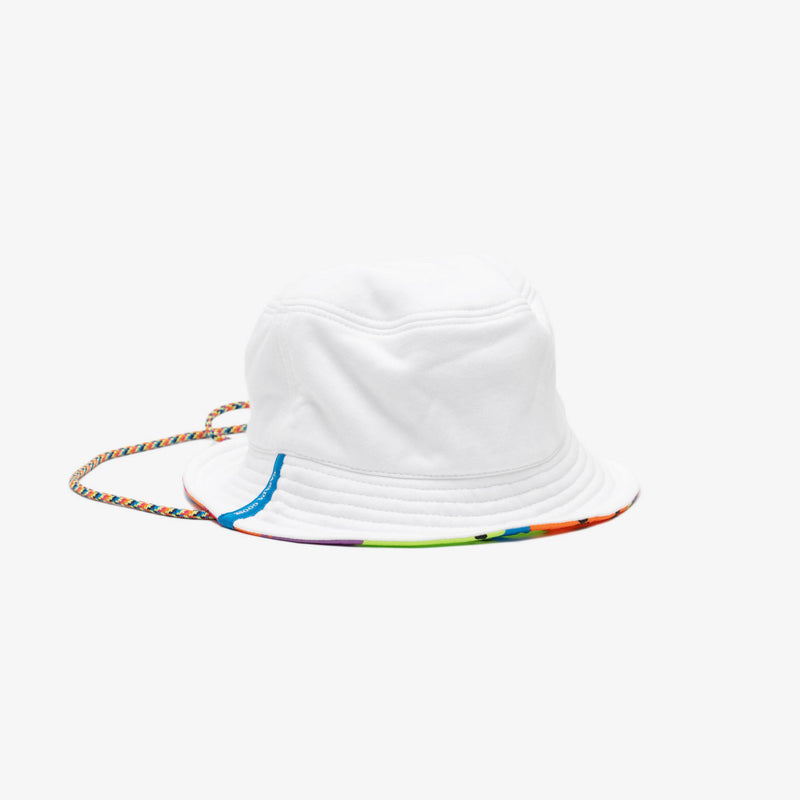 Ladies Paola Pivi White Bucket Hat