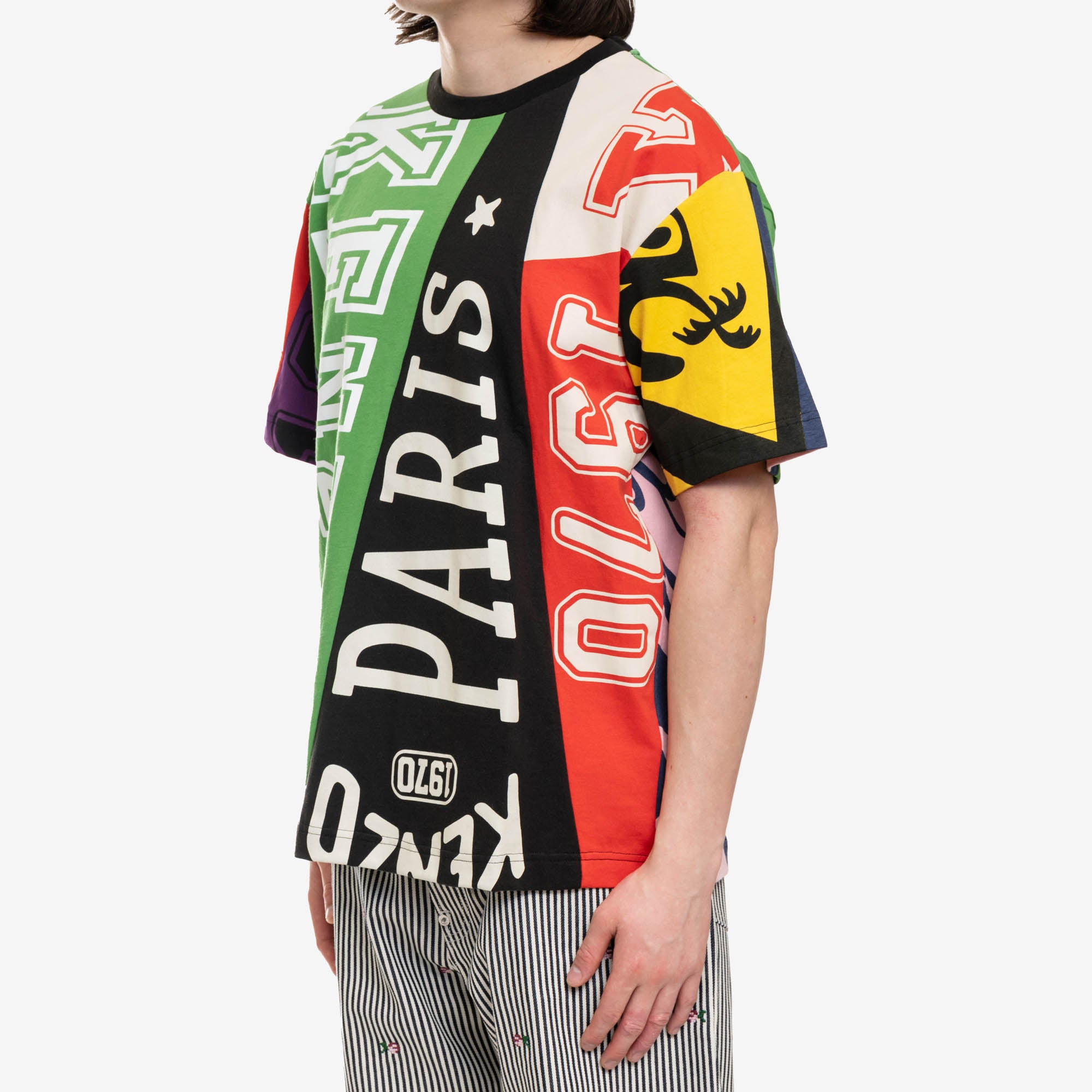 Kenzo Kenzo Flags Oversize T-Shirt Multicolor - 3