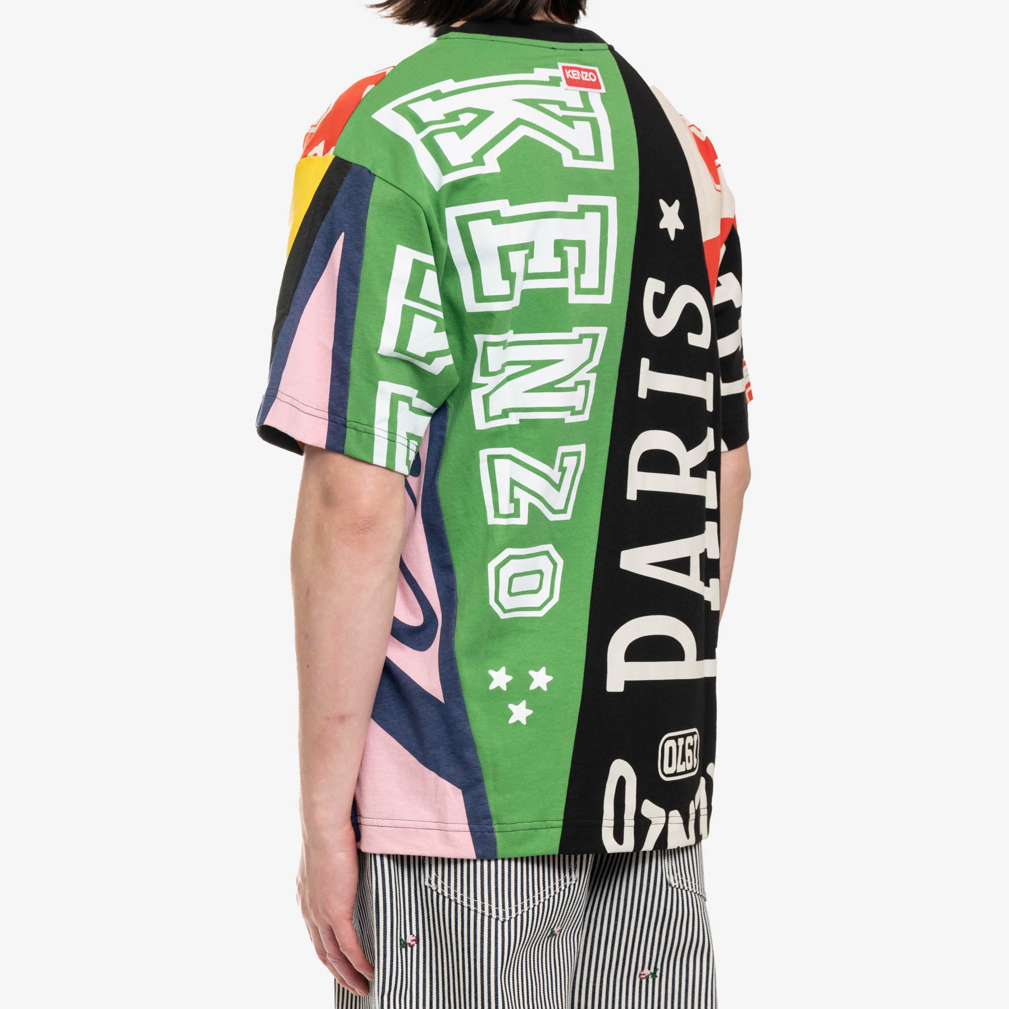 Kenzo Kenzo Flags Oversize T-Shirt Multicolor - 4
