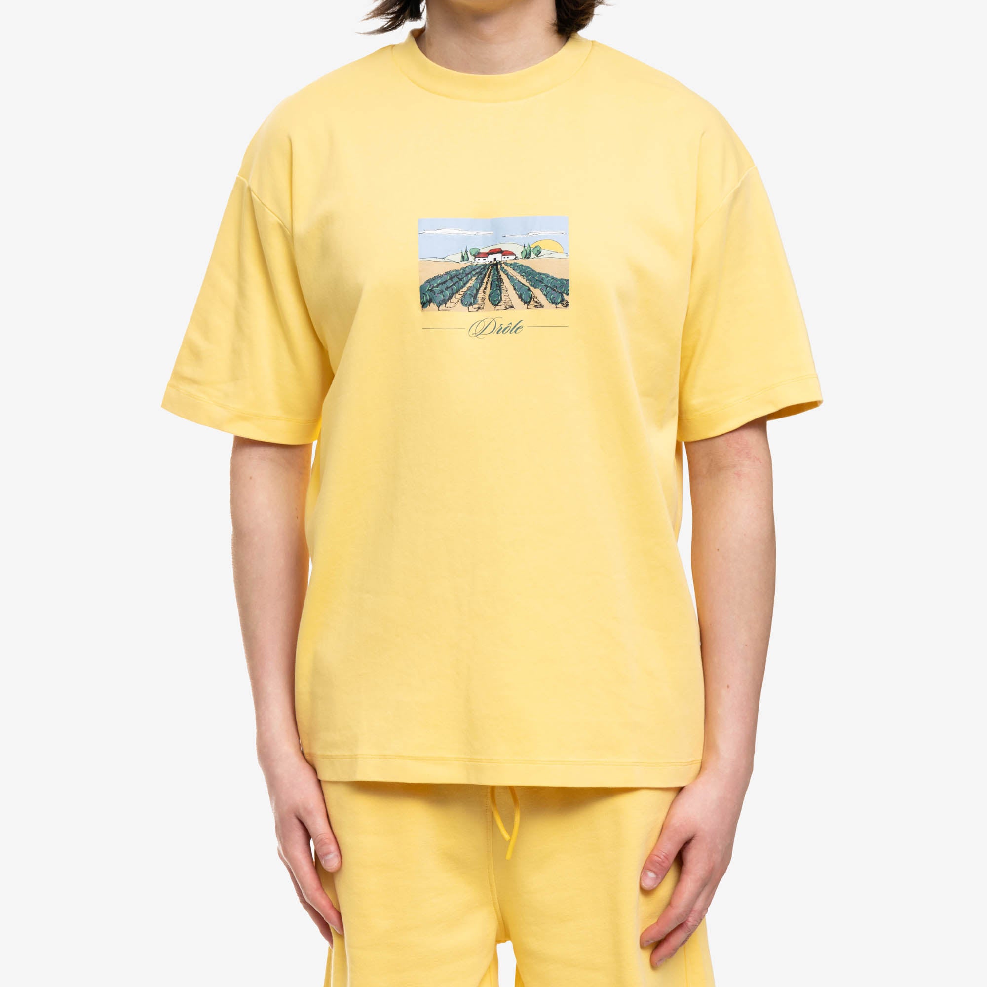 Drôle de Monsieur Le T-Shirt Vignes Yellow - 1